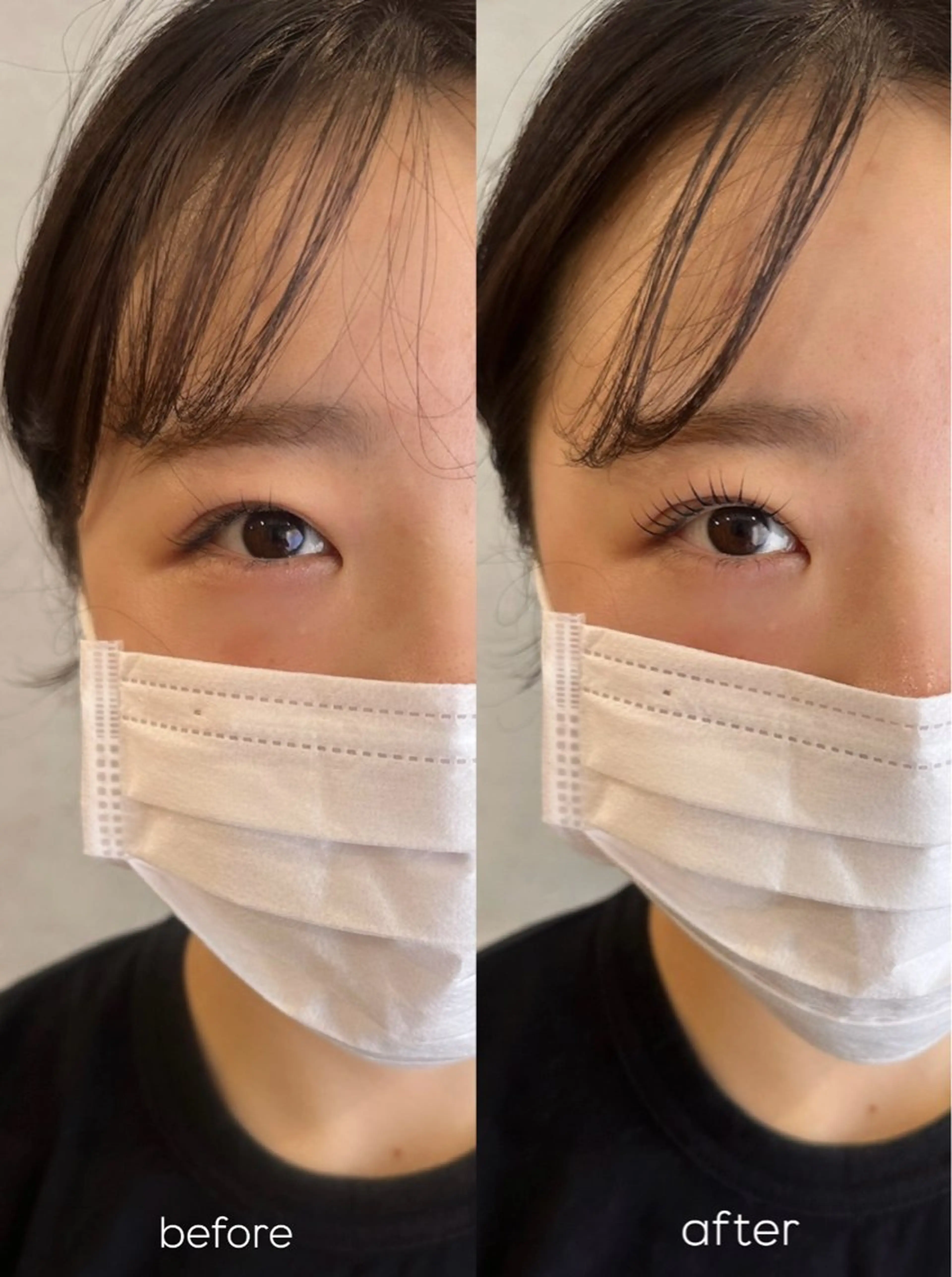 マツエク・マツパ 一重×まつ毛パーマ 石川 陽菜のマツエク・マツパデザイン