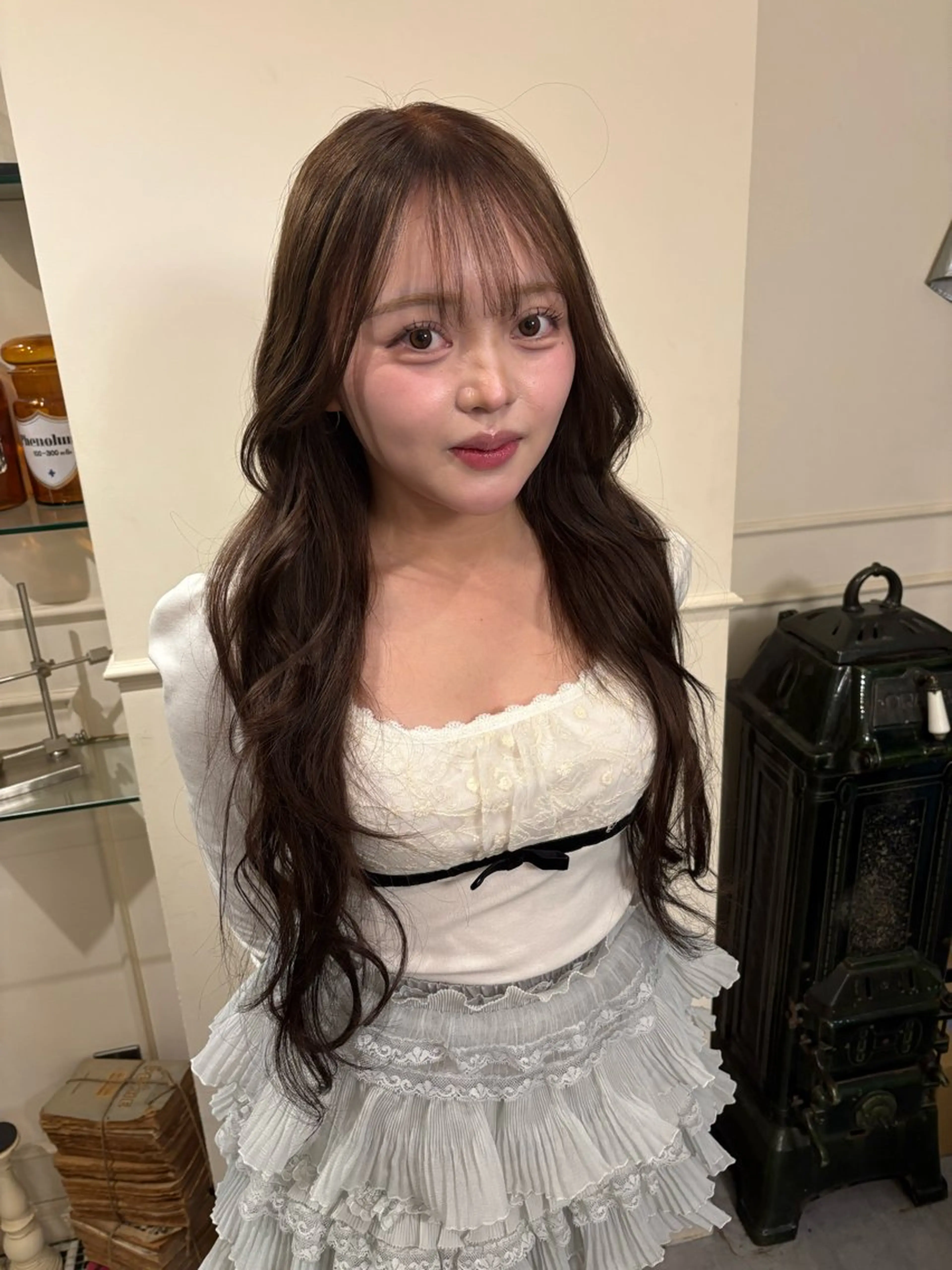 ロング カラー ヘアカラー ROVER所属・Konomura Neneのヘアスタイル