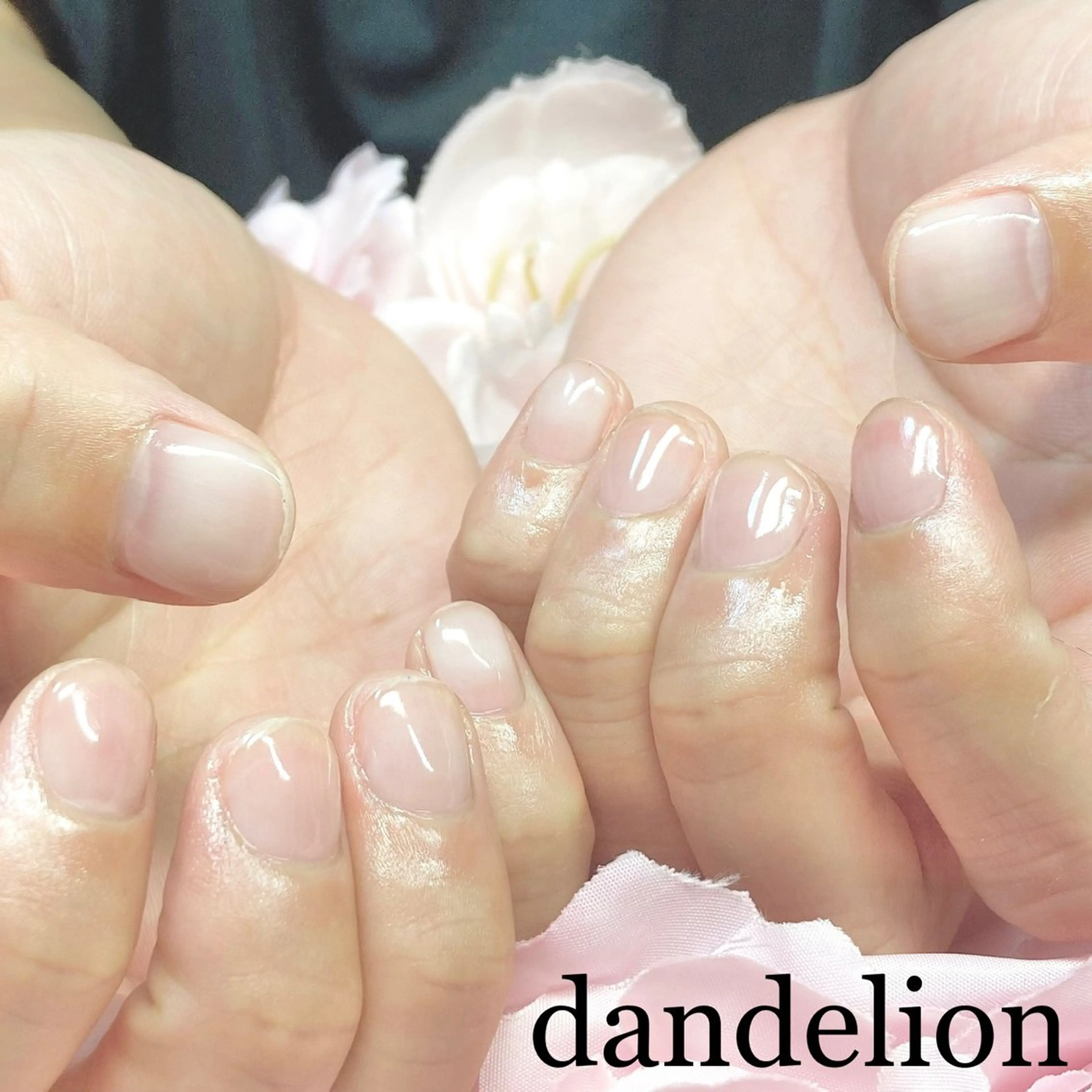 ネイル ハンドネイル ハンドケア dandelion ダンデライオンのネイルデザイン