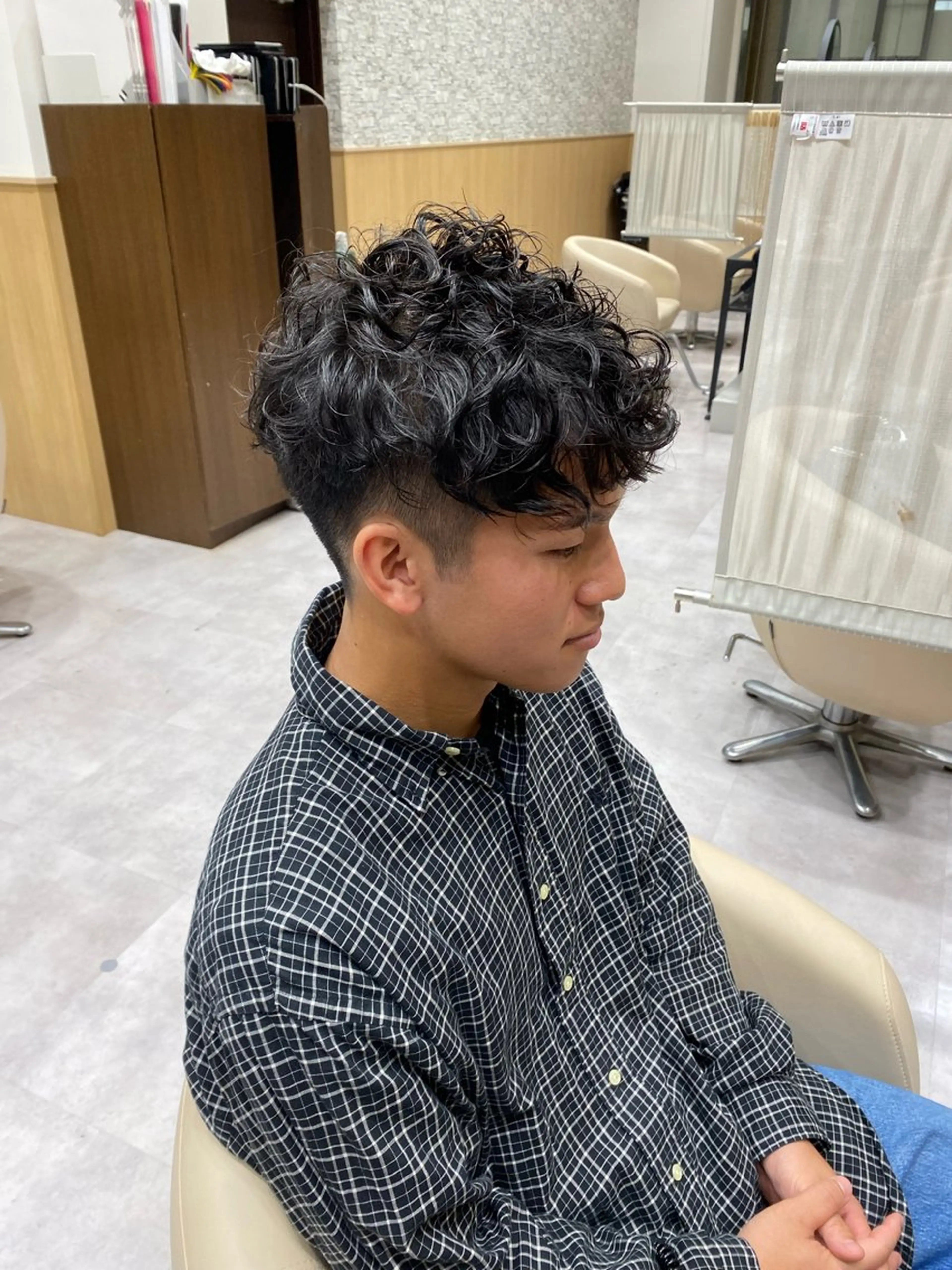 ショート パーマ メンズ UNIX所属・村上翼/ハンサム ショート/パーマのヘアスタイル