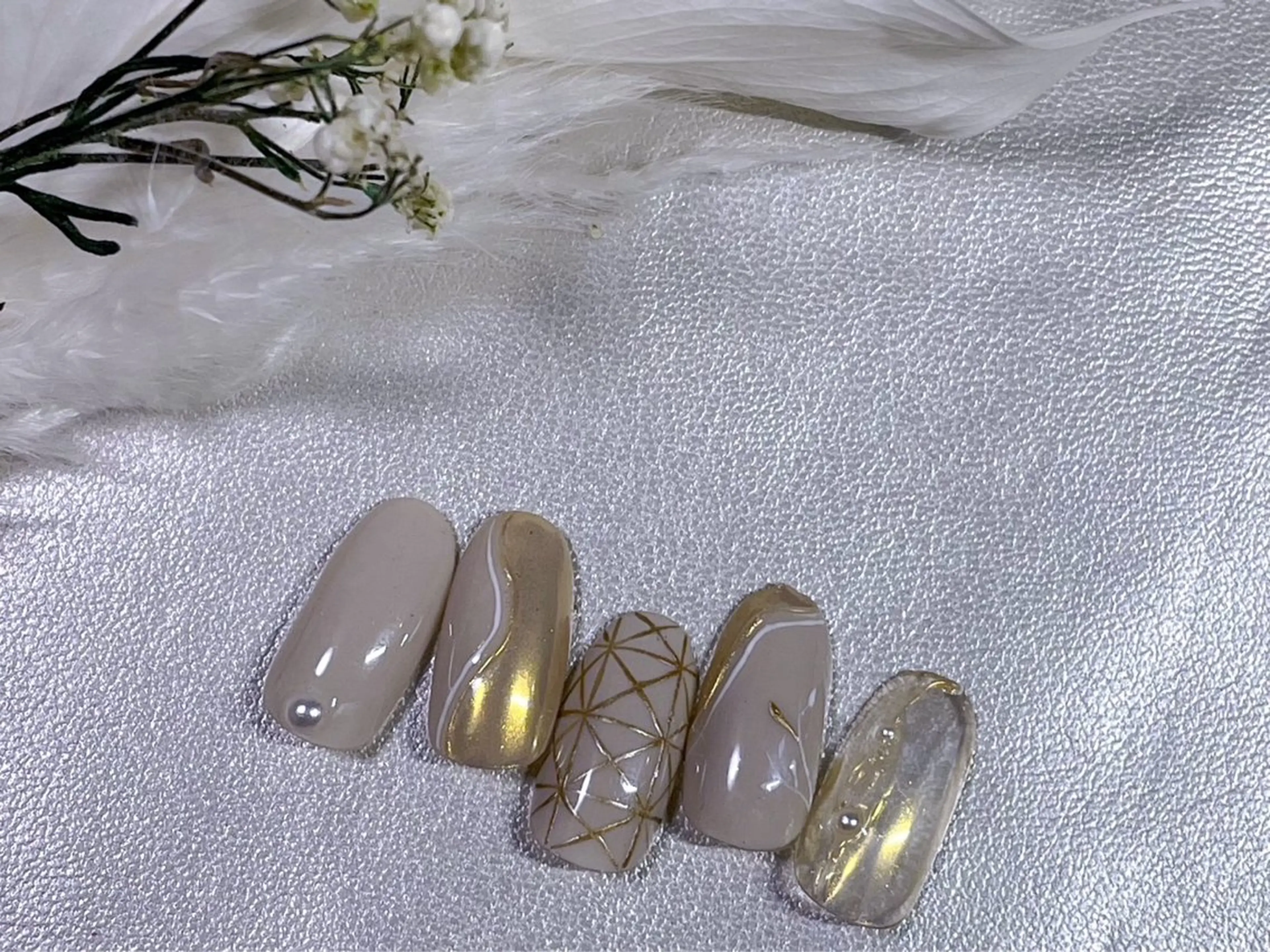 ネイル 成人式 ジェルネイル 韓国ネイル メンズネイル 持ち込み kiki nail たまプラーザのネイルデザイン