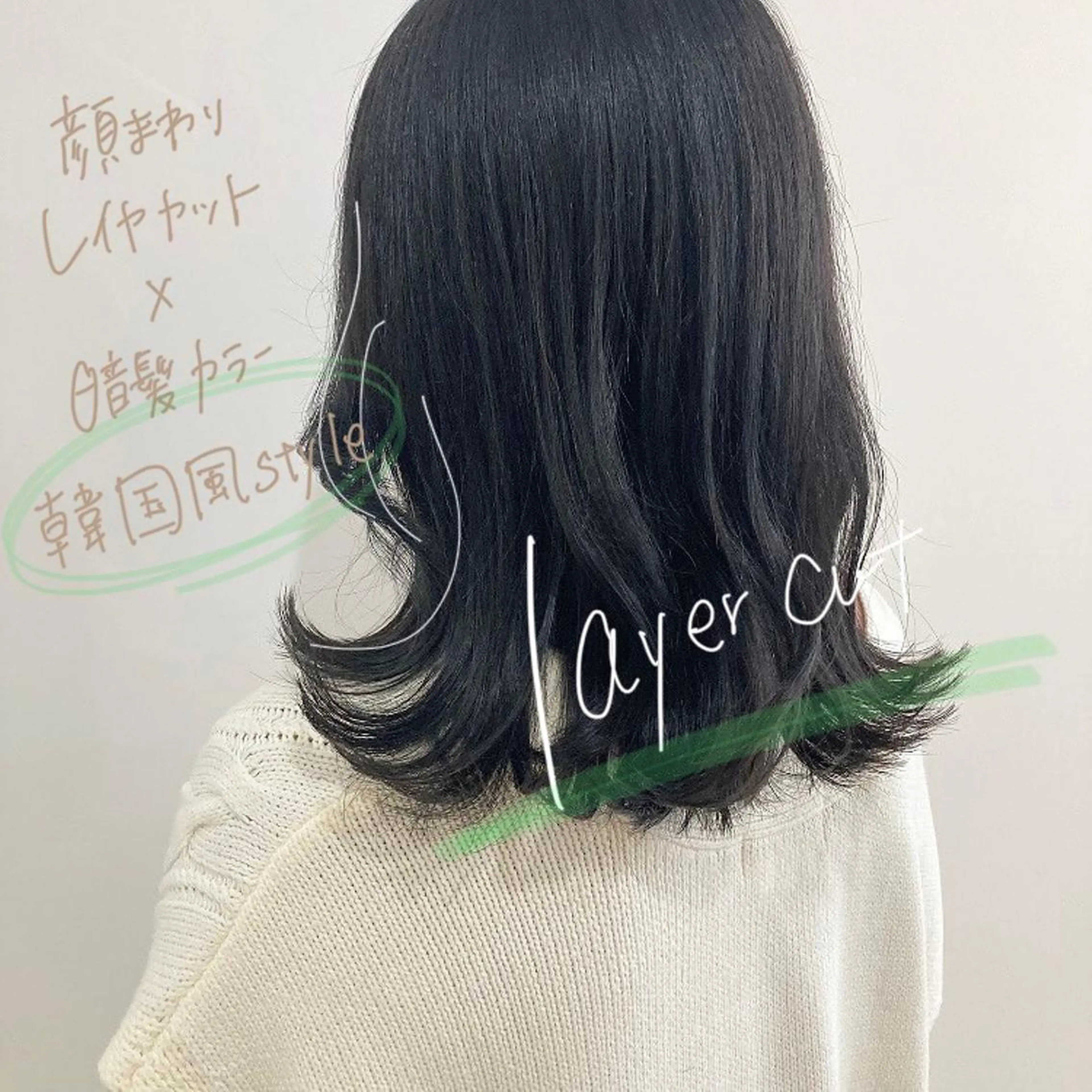 ミディアム カラー お洒落パーマ/ 艶カラー/michiのヘアスタイル