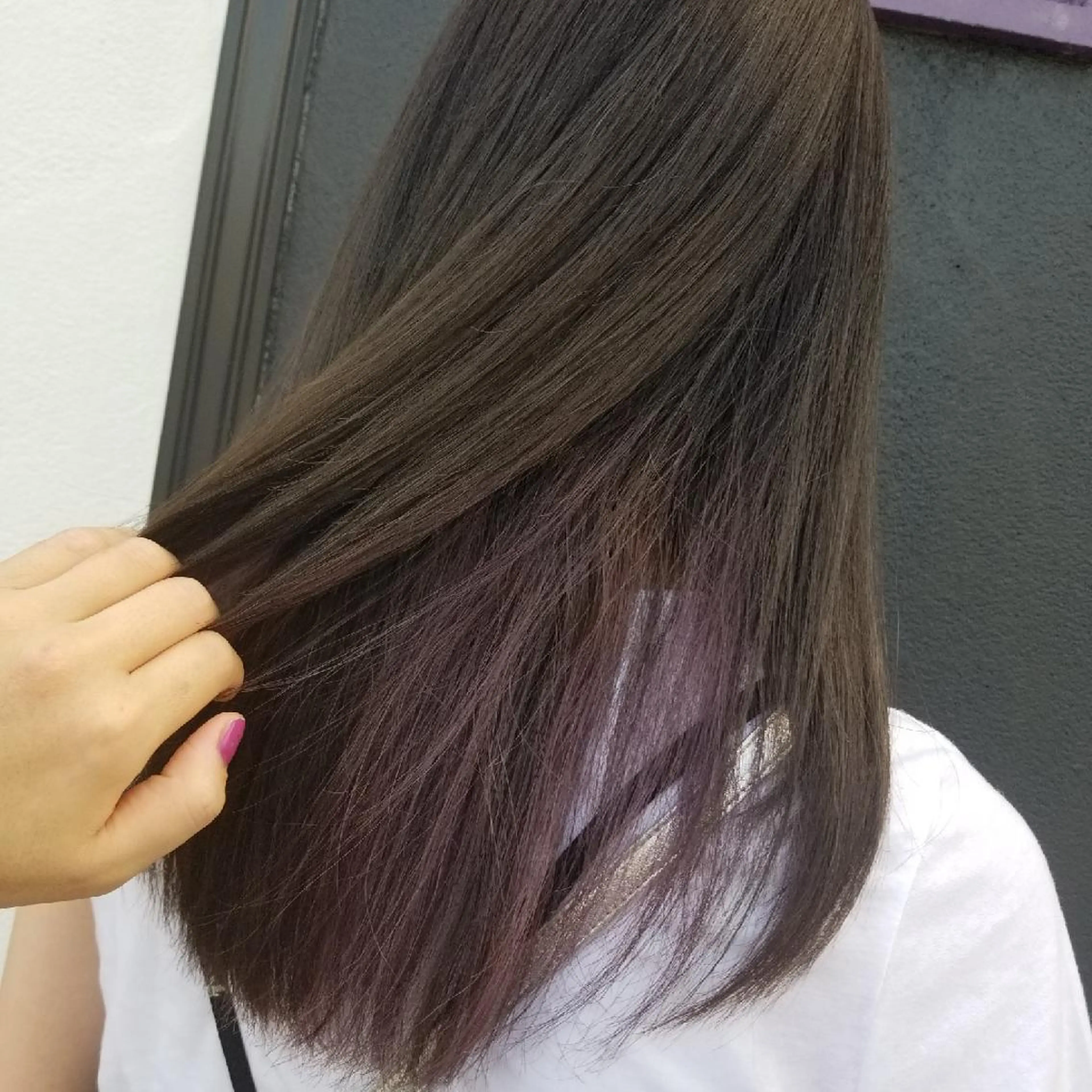 ロング カラー アッシュ ブリーチ インナーカラー ラベンダーカラー ラベンダーアッシュ ヘアカラー Hair&Spa Fleur CHERE所属・HISANAGA YUKAのヘアスタイル