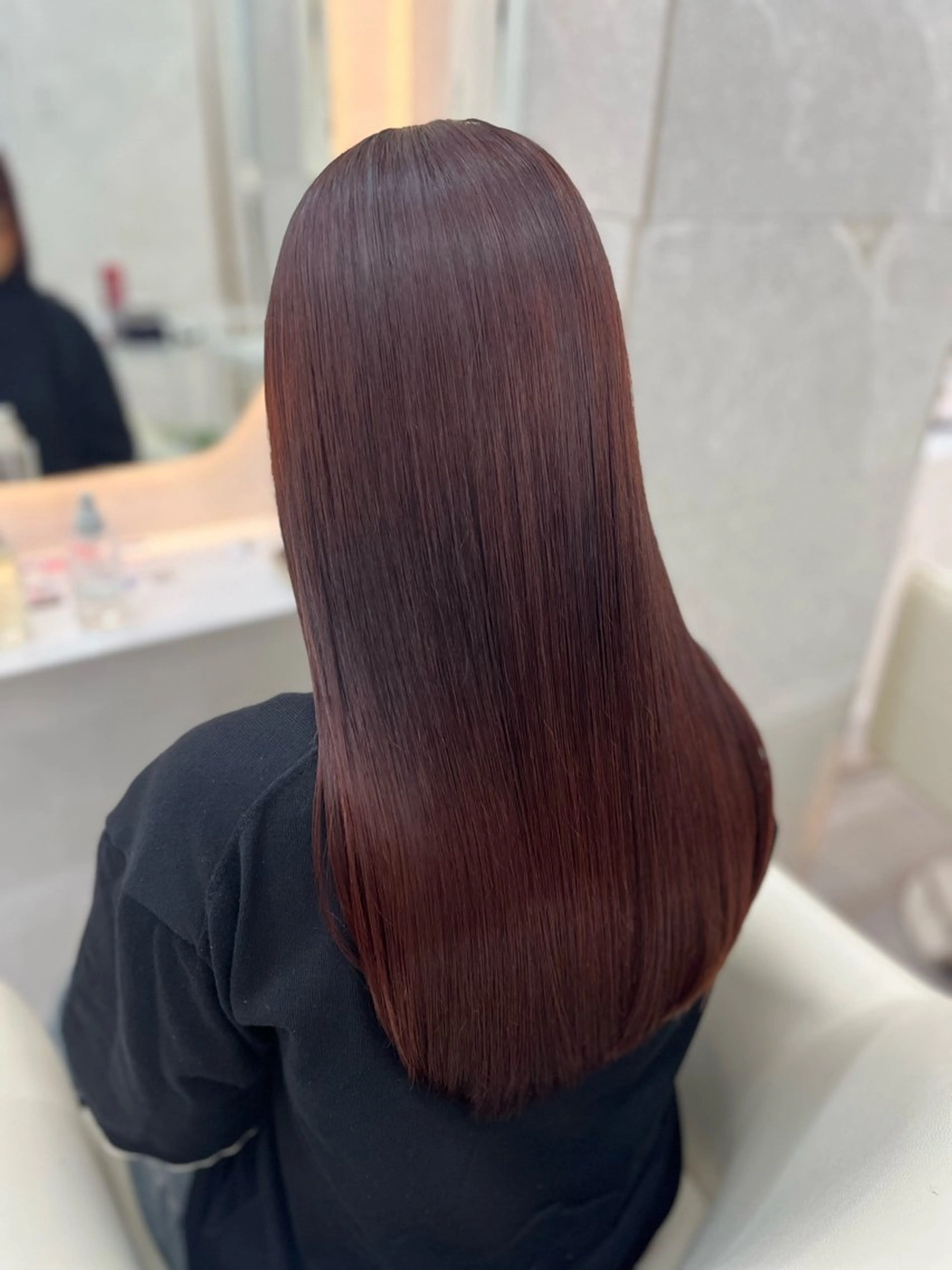 セミロング オレンジブラウン 🫧美尋☁️大宮 カラーモデル募集🫧のヘアスタイル