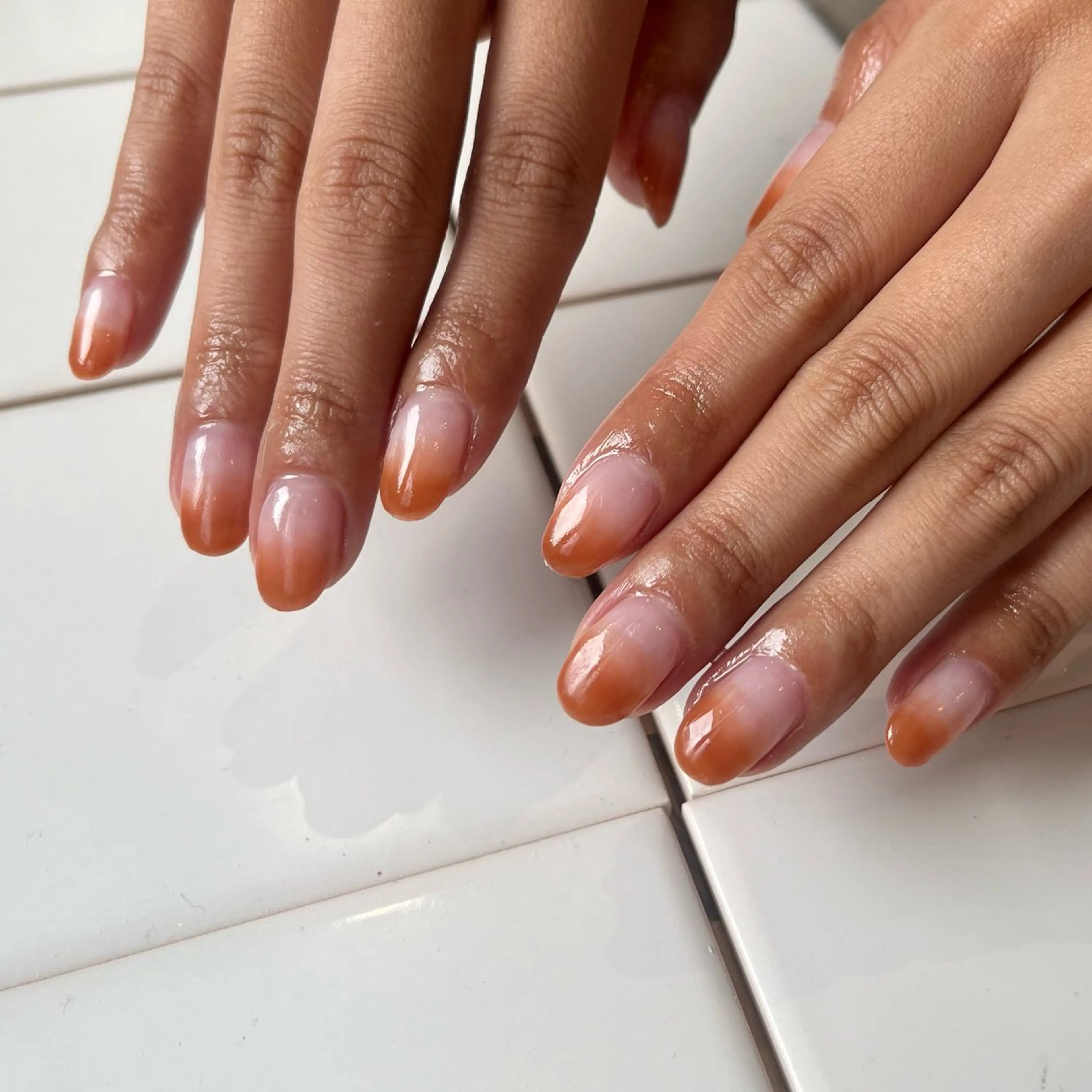 ネイル グラデーション ワンカラーネイル シンプルネイル natsumi .のネイルデザイン