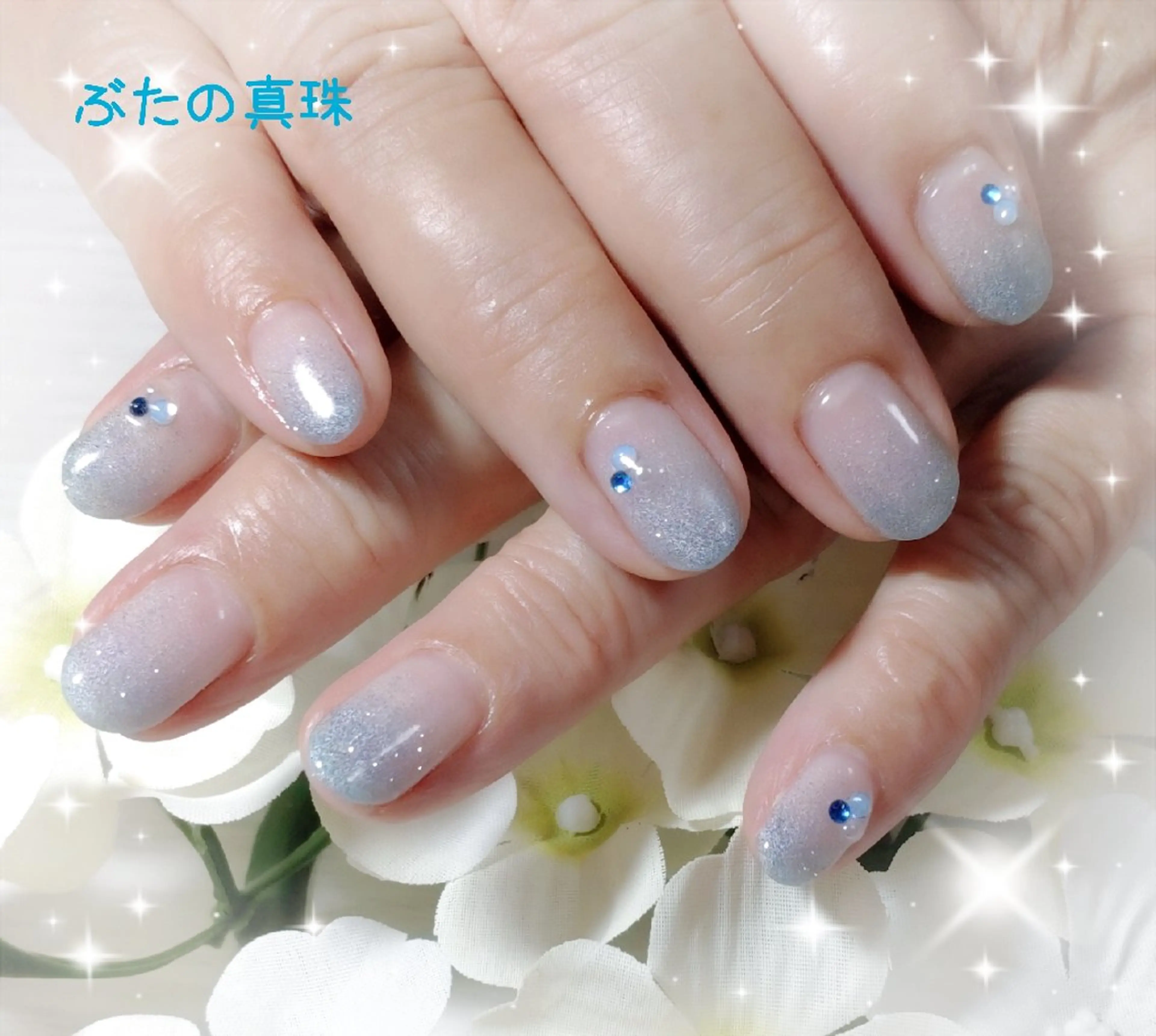 ネイル グラデーション ハンドネイル 林 珠里のネイルデザイン