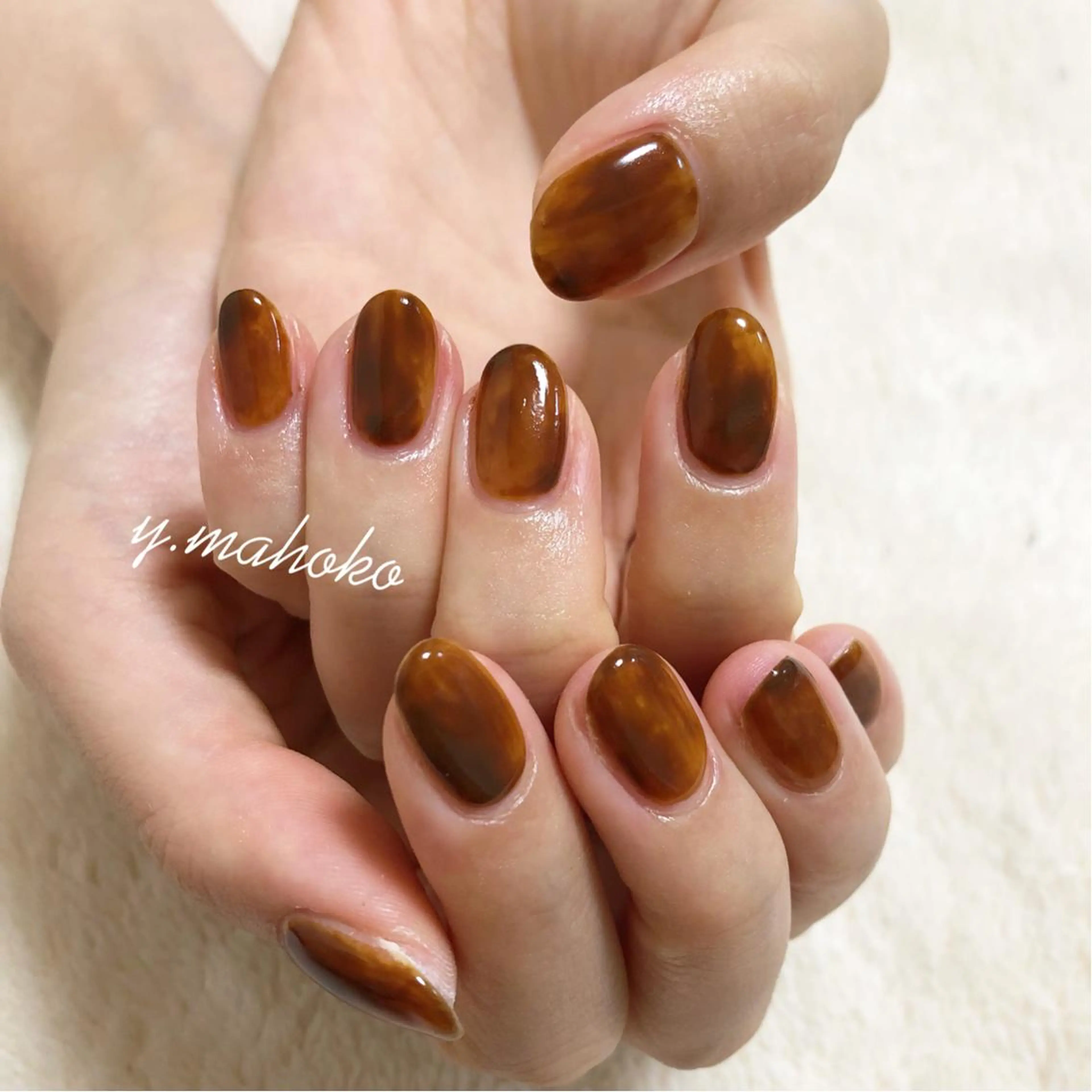 ネイル ハンドネイル She nail studio 原宿所属・パラジェル有/ スカルプ/mahoのネイルデザイン