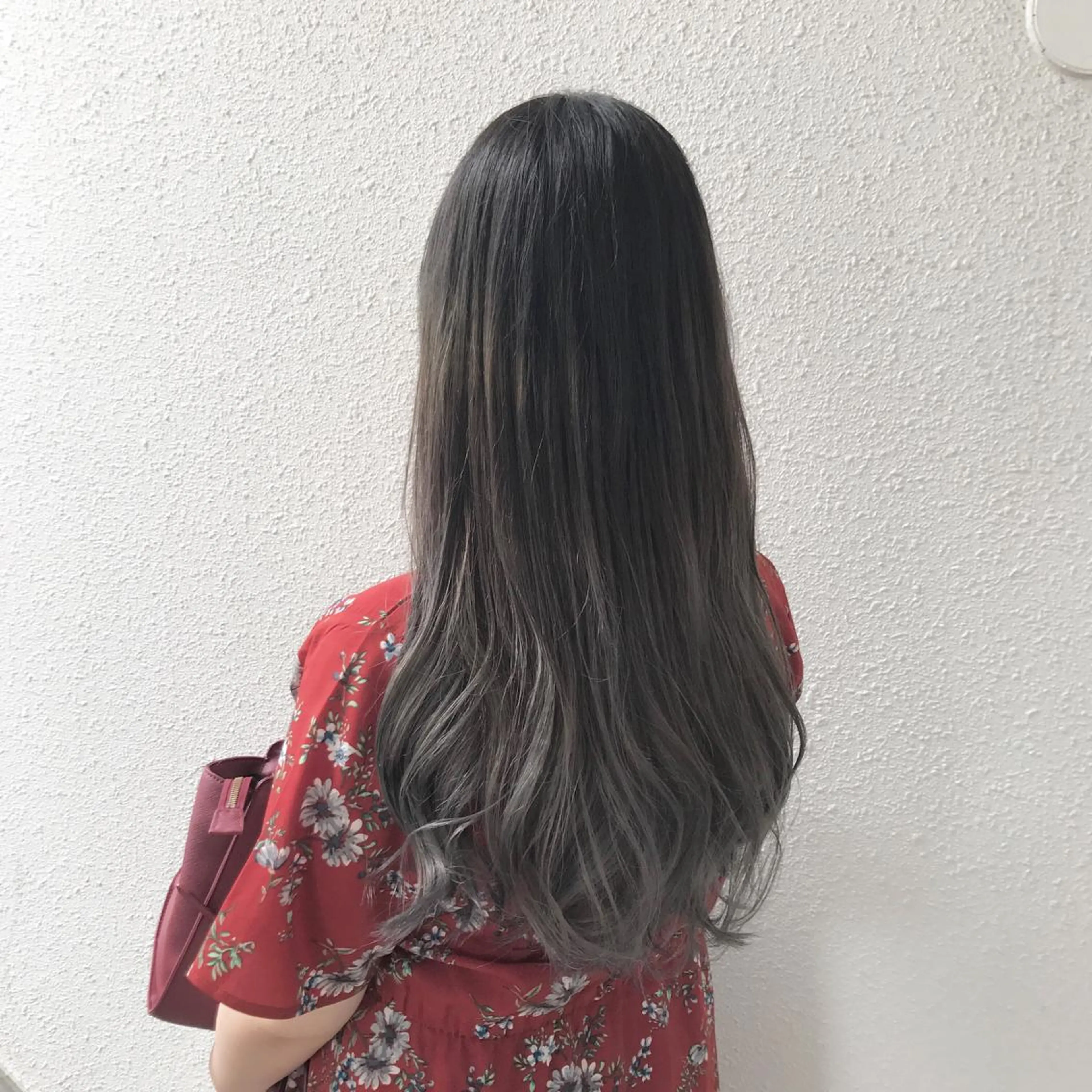 ロング カラー ダブルカラー グラデーションカラー インナーカラー/天神 ブリーチ/吉田のヘアスタイル