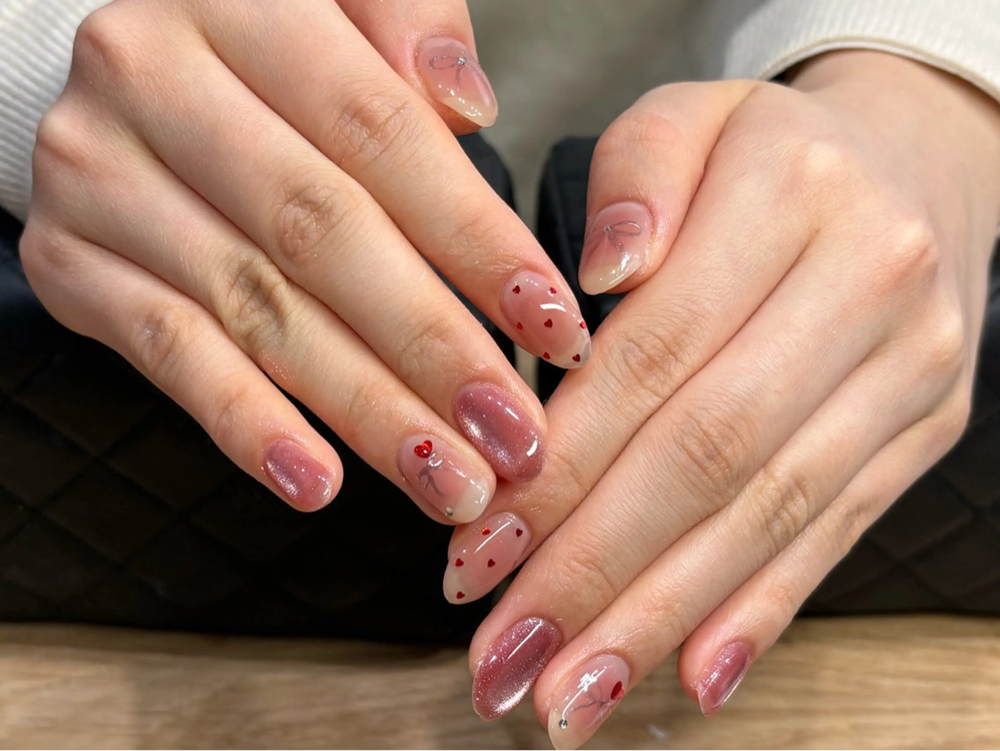 90分持ち込みデザインネイル💅🏻✨️パーツ50円​〜​ご用意してます！の写真