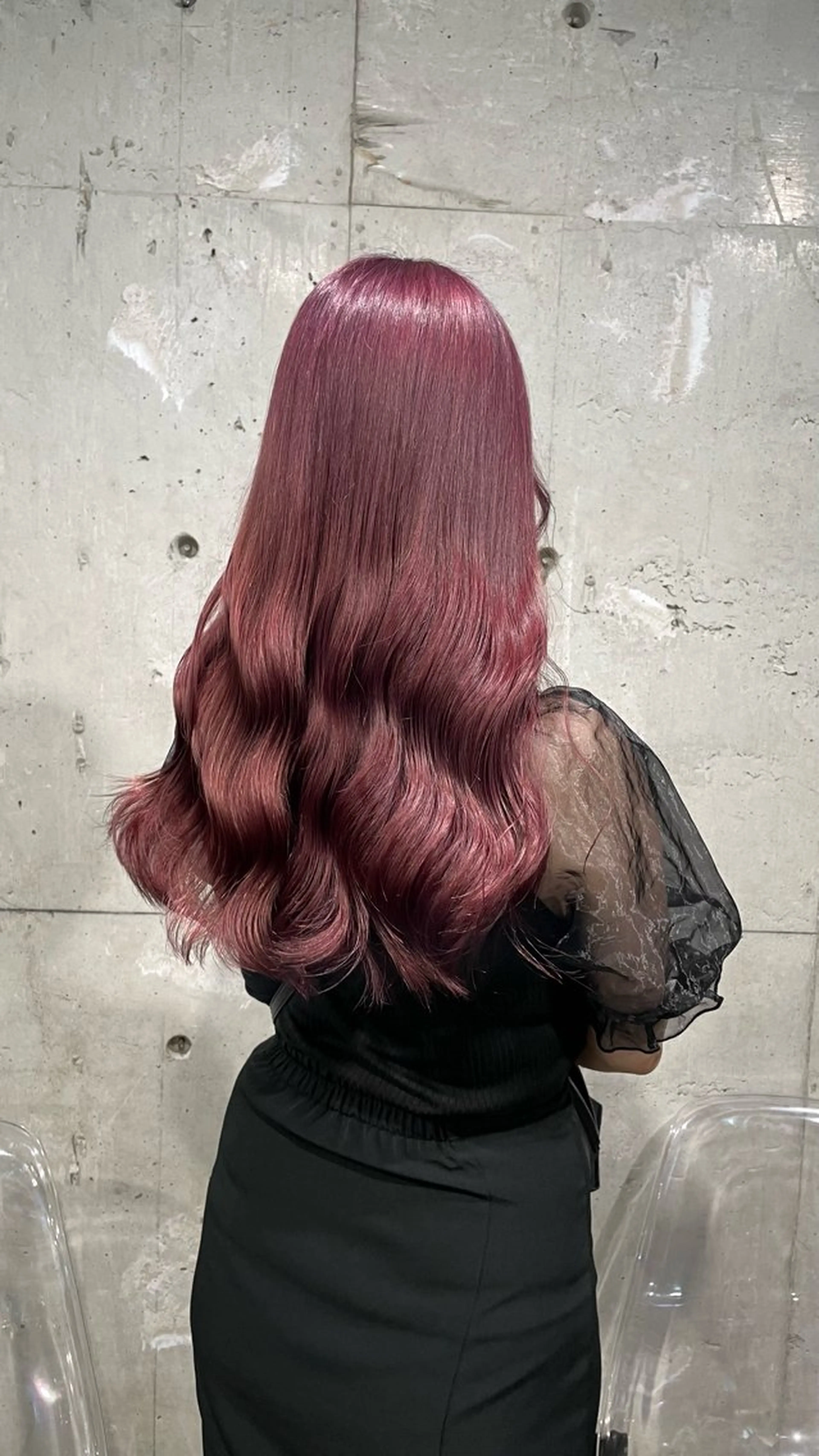 ロング カラー ラベンダーカラー ピンクカラー ピンクラベンダー alicetokyo 🦋宮葉🦋のマツエク・マツパデザイン