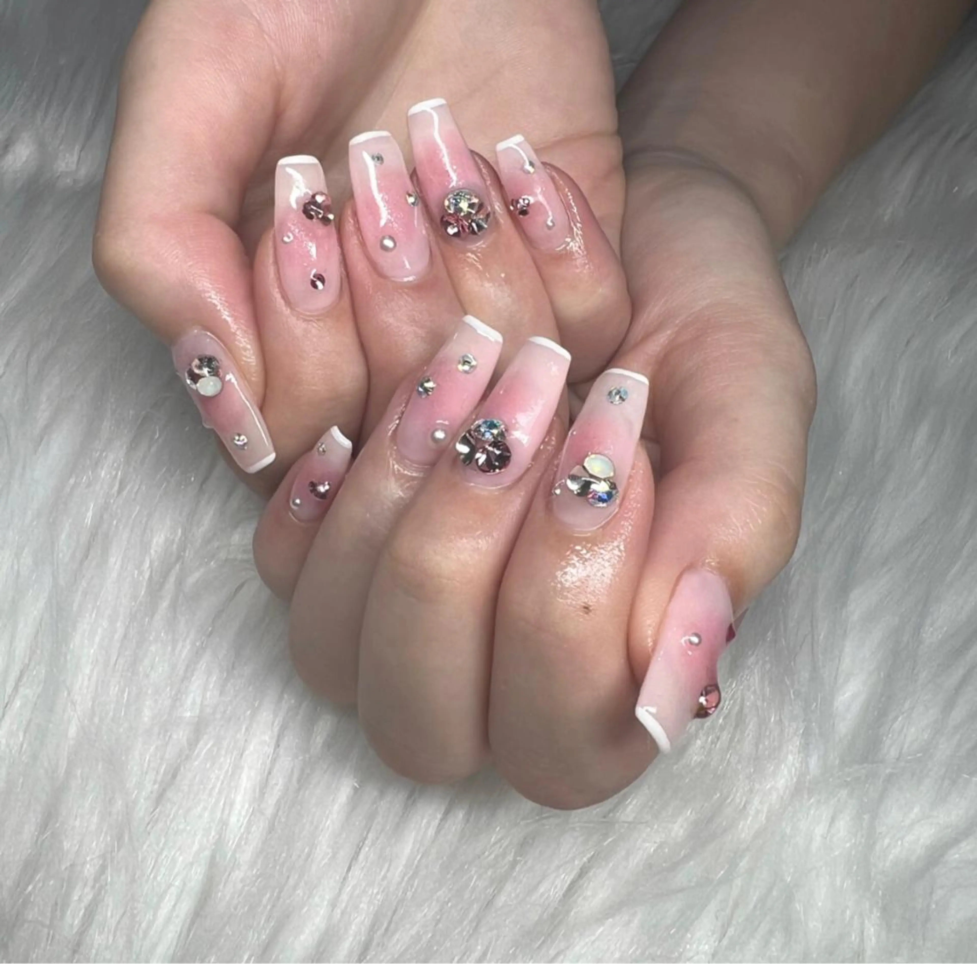 ネイル チークネイル ジェルネイル 韓国ネイル パラジェル スカルプネイル LeaLea nails.のネイルデザイン