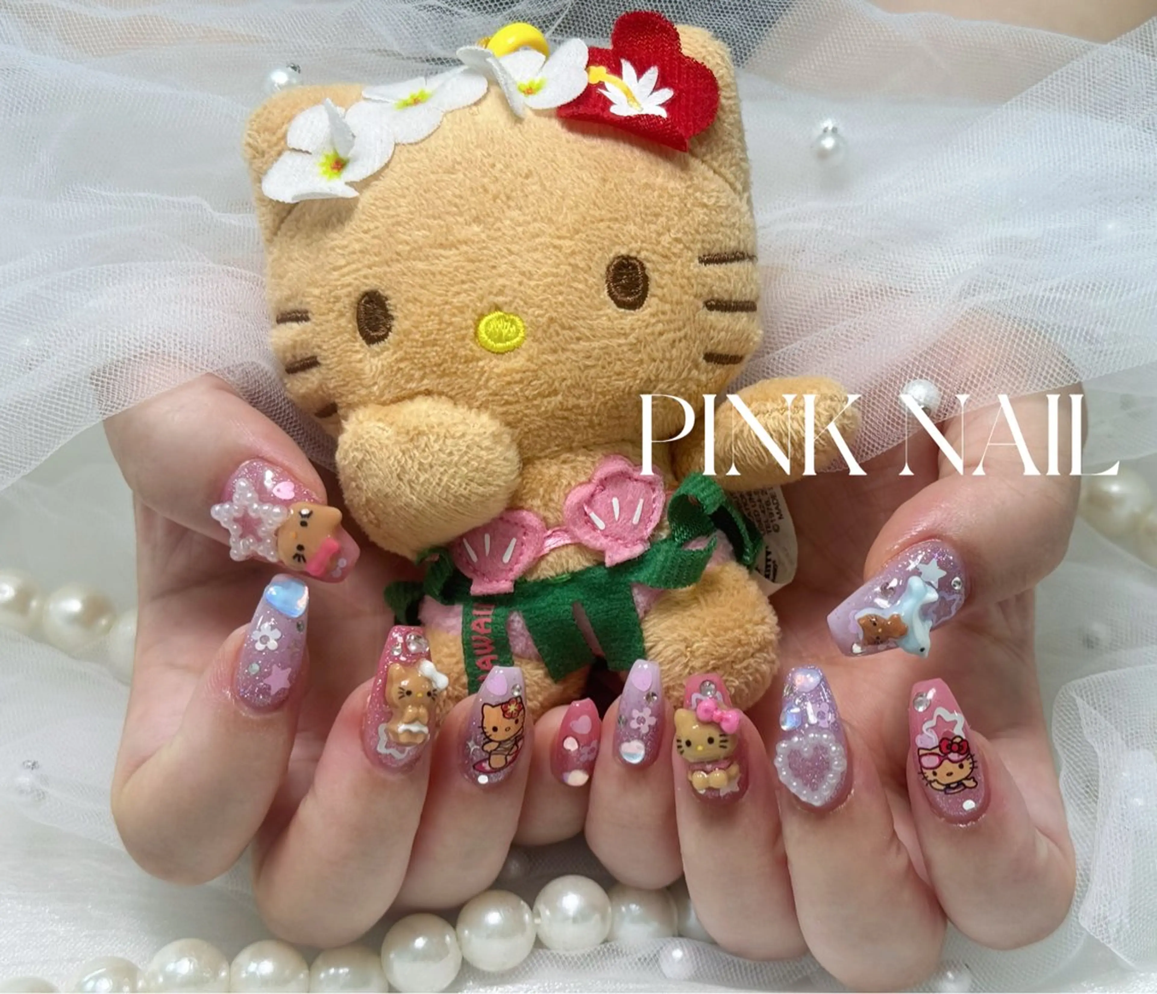 ネイル ハンドネイル pink nailのネイルデザイン