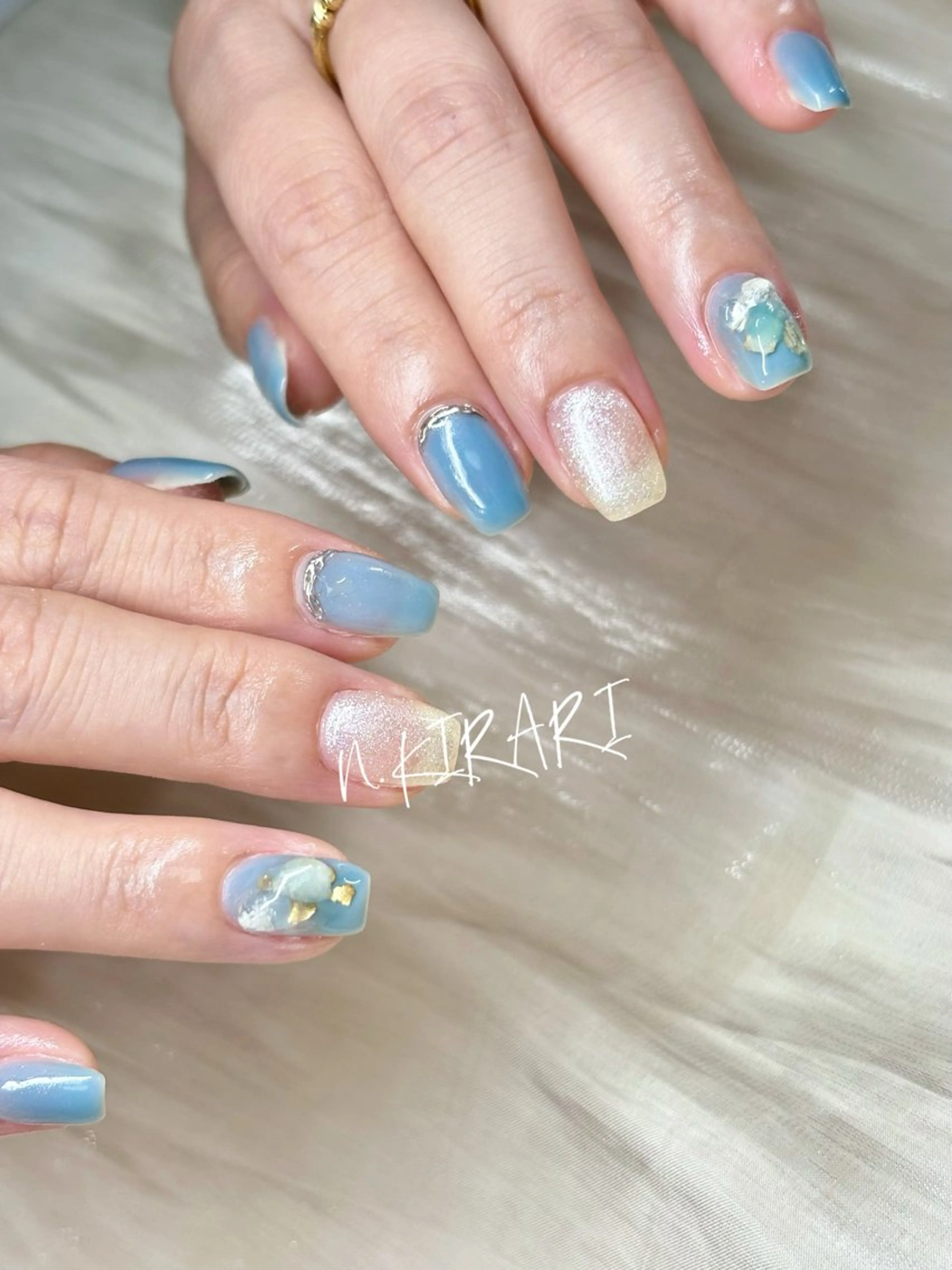 ネイル ニュアンスネイル N.KIRARI hanaのネイルデザイン