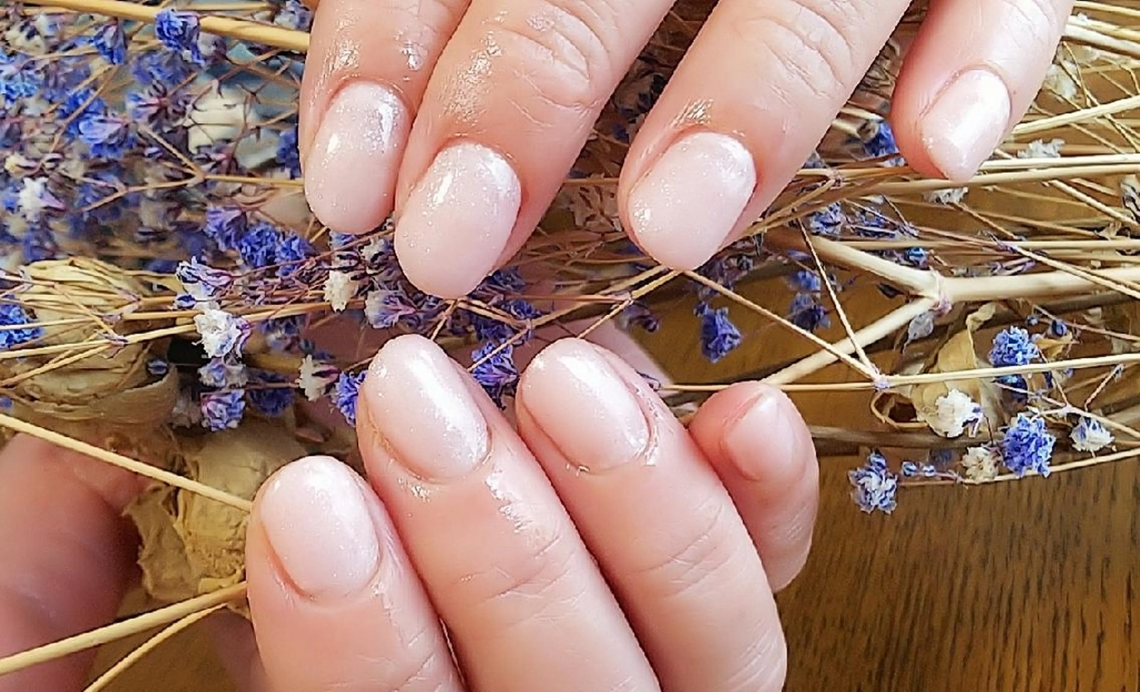 ネイル ラメ(グリッター) ピンク infinity skyのネイルデザイン