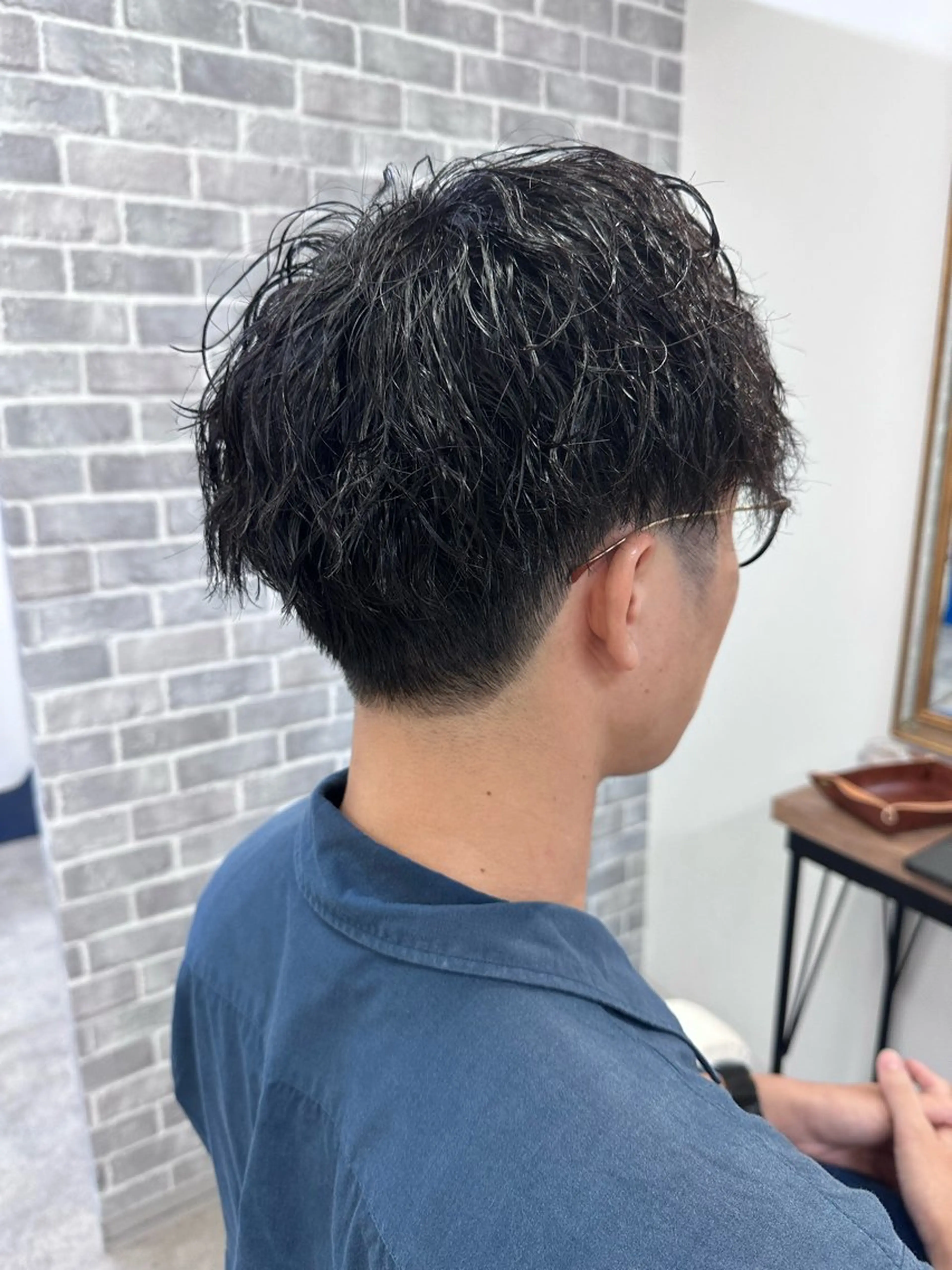 パーマ メンズ カット パーマ トリートメント Noy所属・Noyヨシモト ヒロトのヘアスタイル