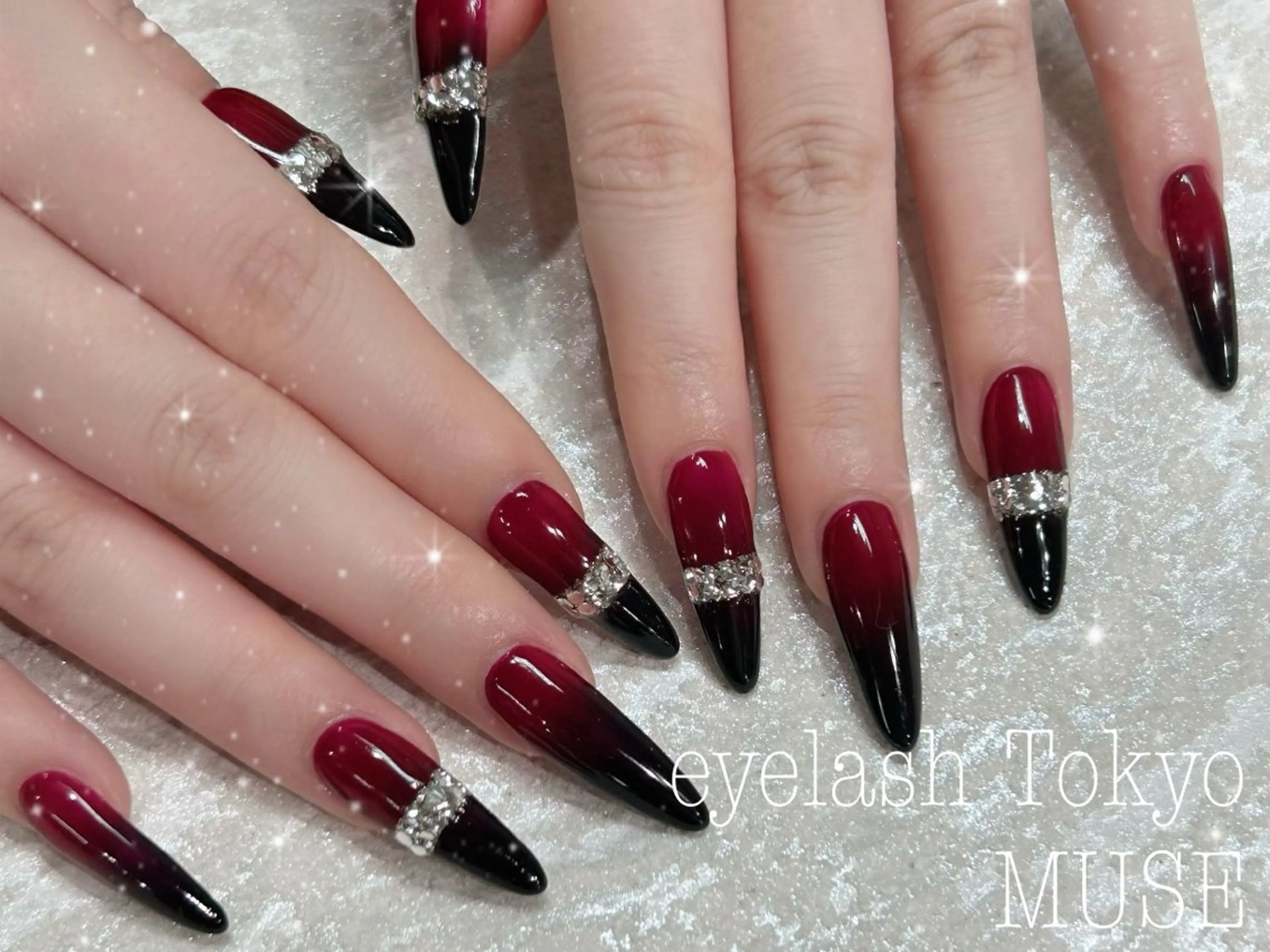 ネイル アートネイル グラデーション 持ち込み ハンドネイル tanaka ◡̈のネイルデザイン