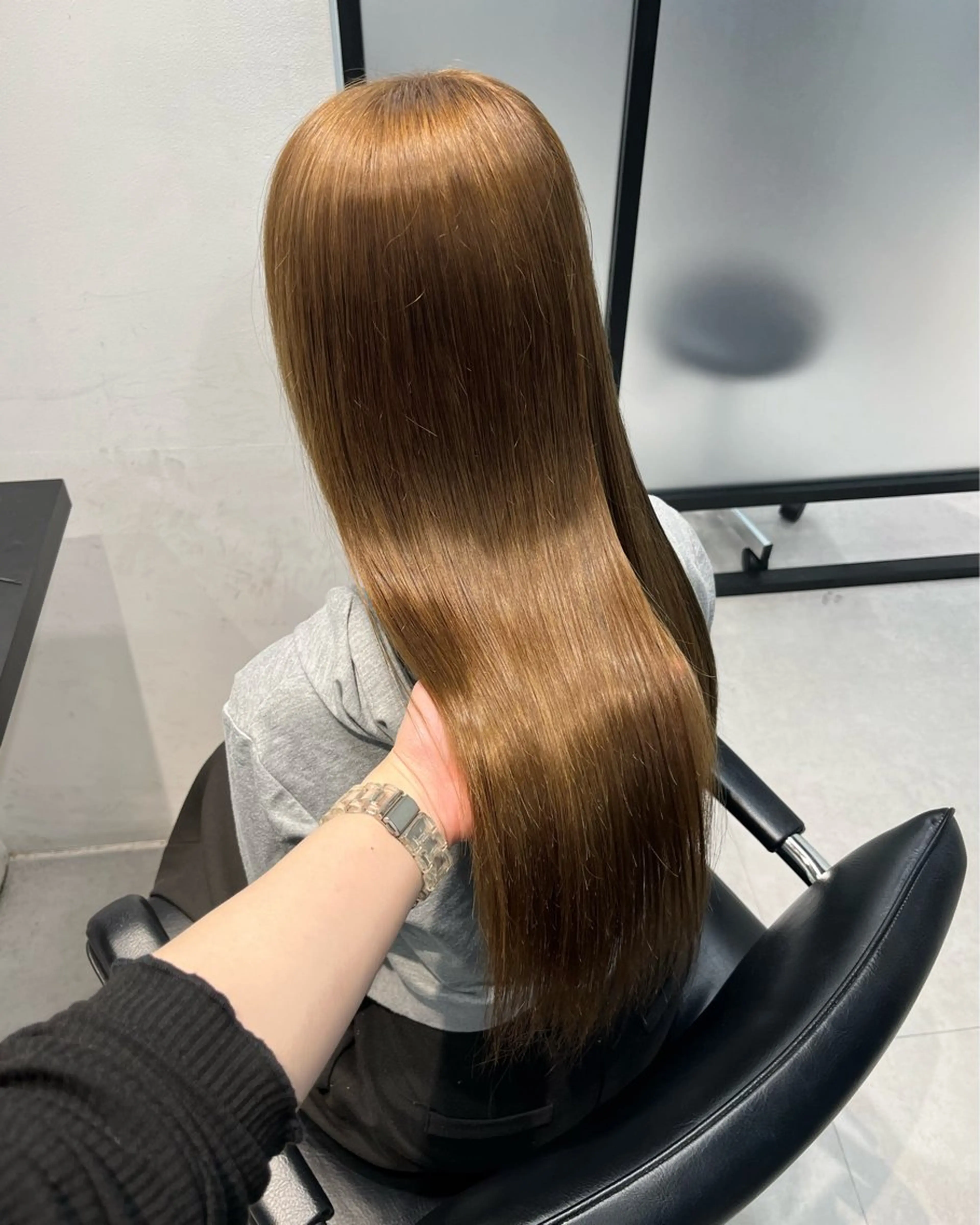 【 𓍯ダブルカラー𓍯(ブリーチ込) 】ブリーチ ＋ カラー＋3stepトリートメントの写真