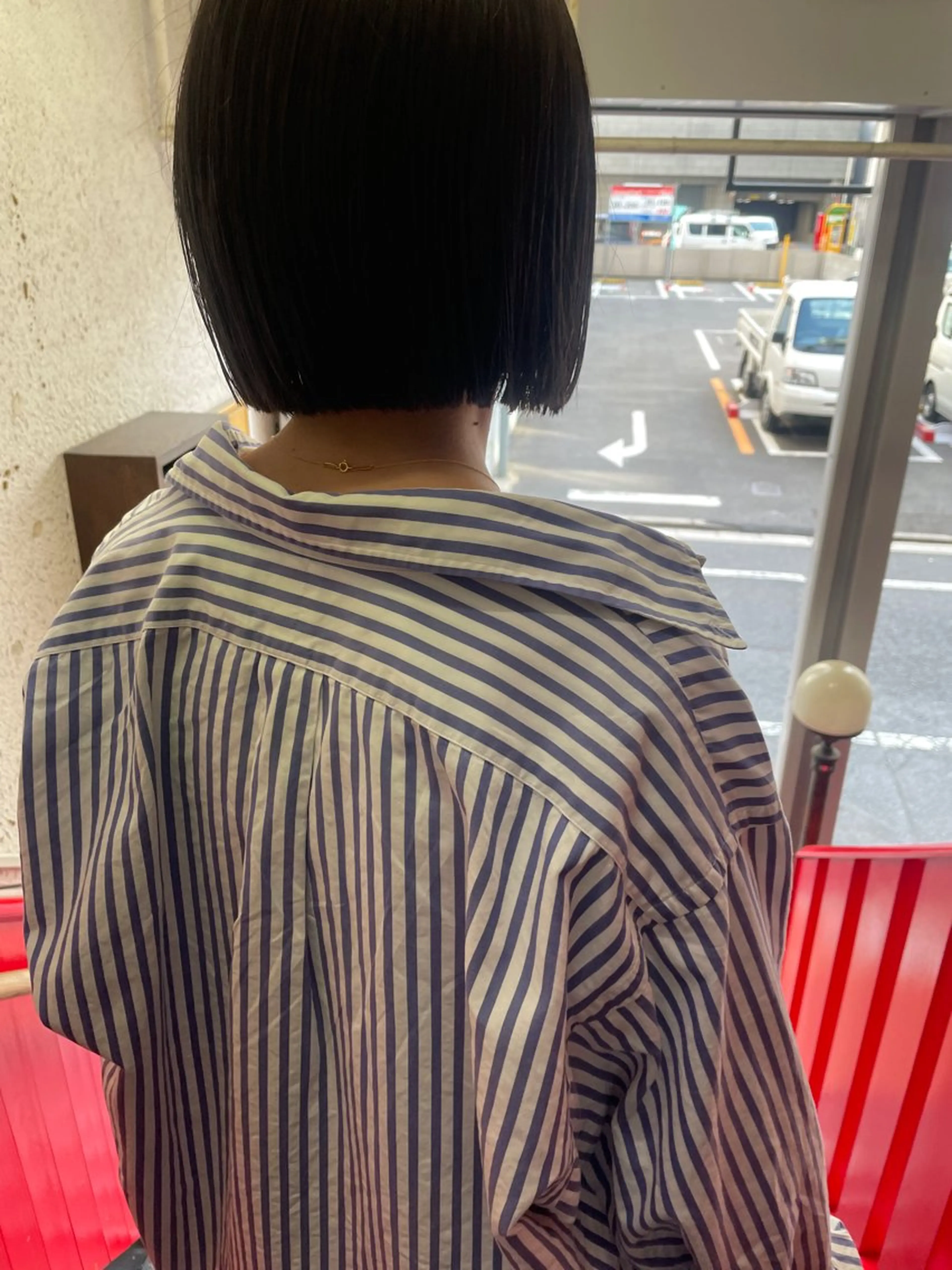 ミディアム カット ヘアカラー トリートメント さの あやねのヘアスタイル