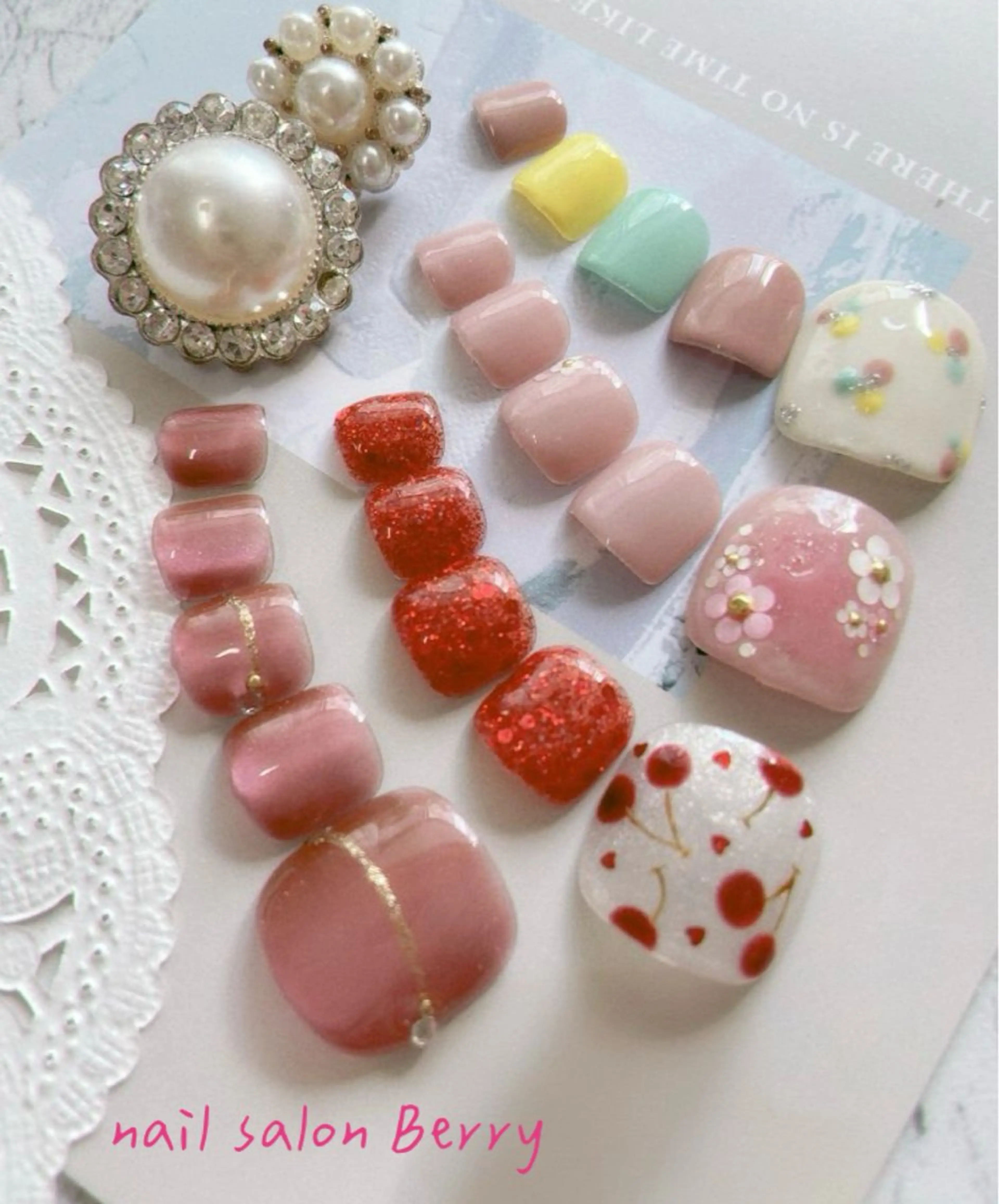 ネイル フットネイル フットネイル nail salon Berry所属・前田 りかのネイルデザイン