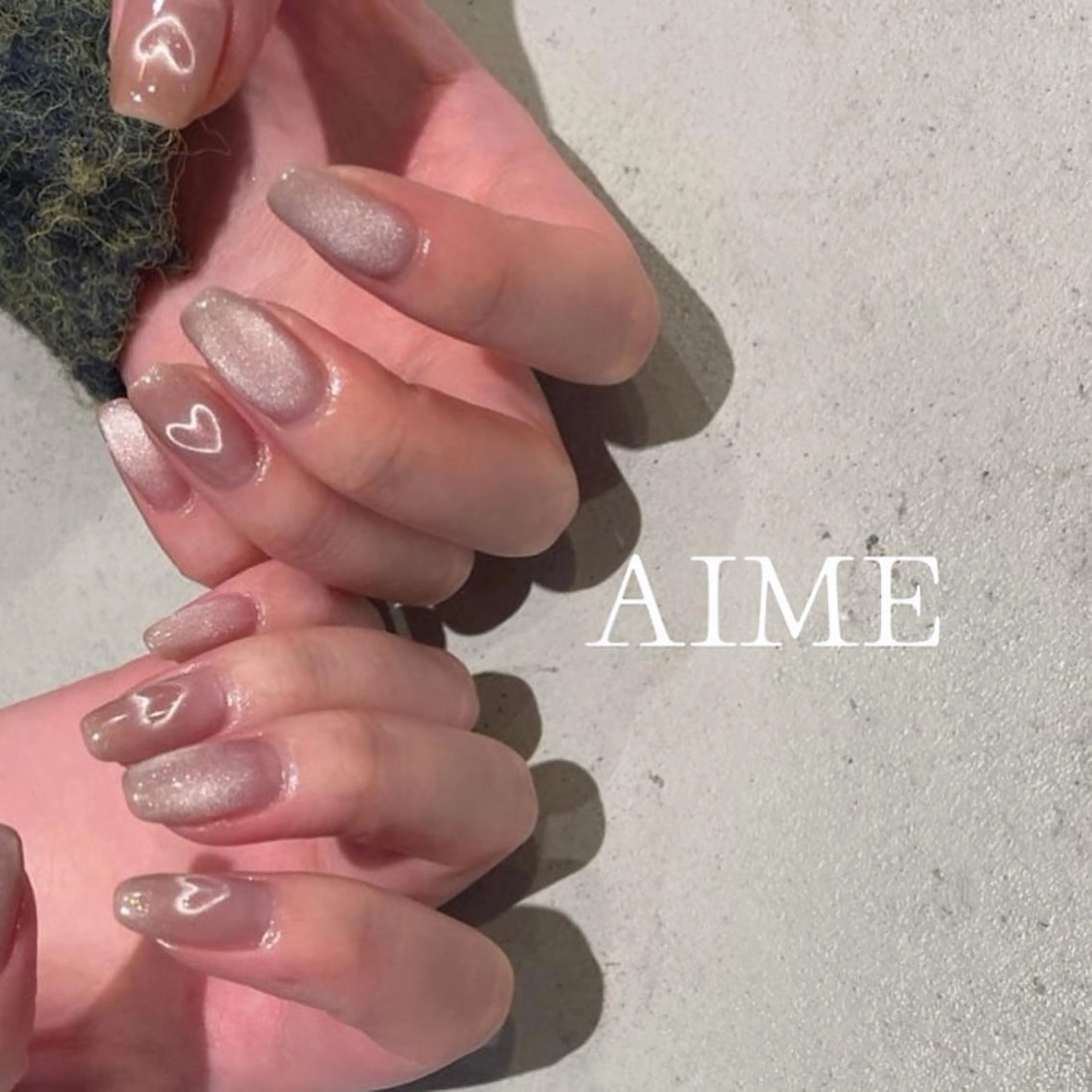 ネイル アートネイル ハンドネイル AIME （momo）のネイルデザイン