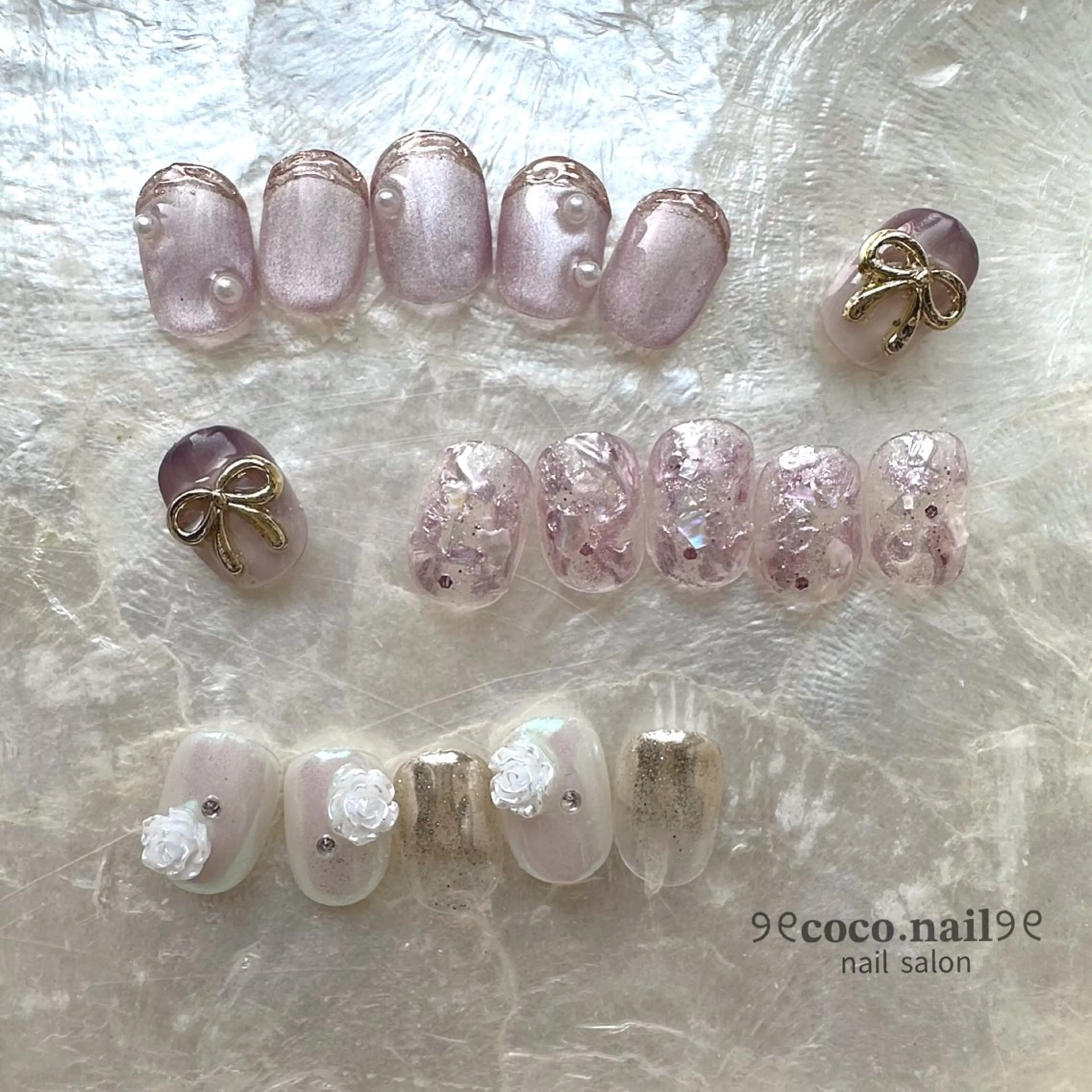 ネイル lili.nail y2k/ワンホンのネイルデザイン