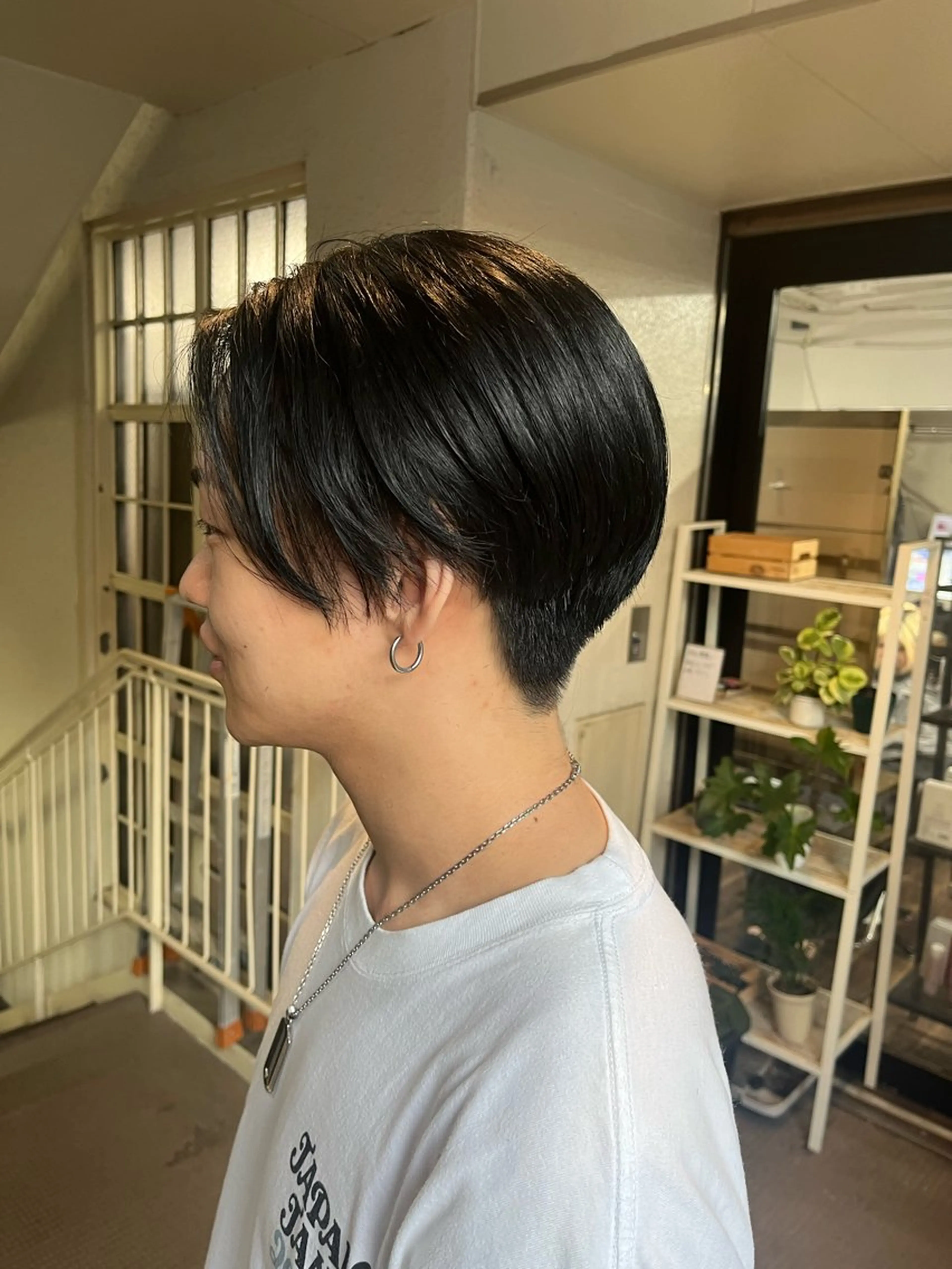 ショート メンズ カット ヘアカラー ヘアセット 🩶【推しハイトーン 】yuzu🩶のヘアスタイル