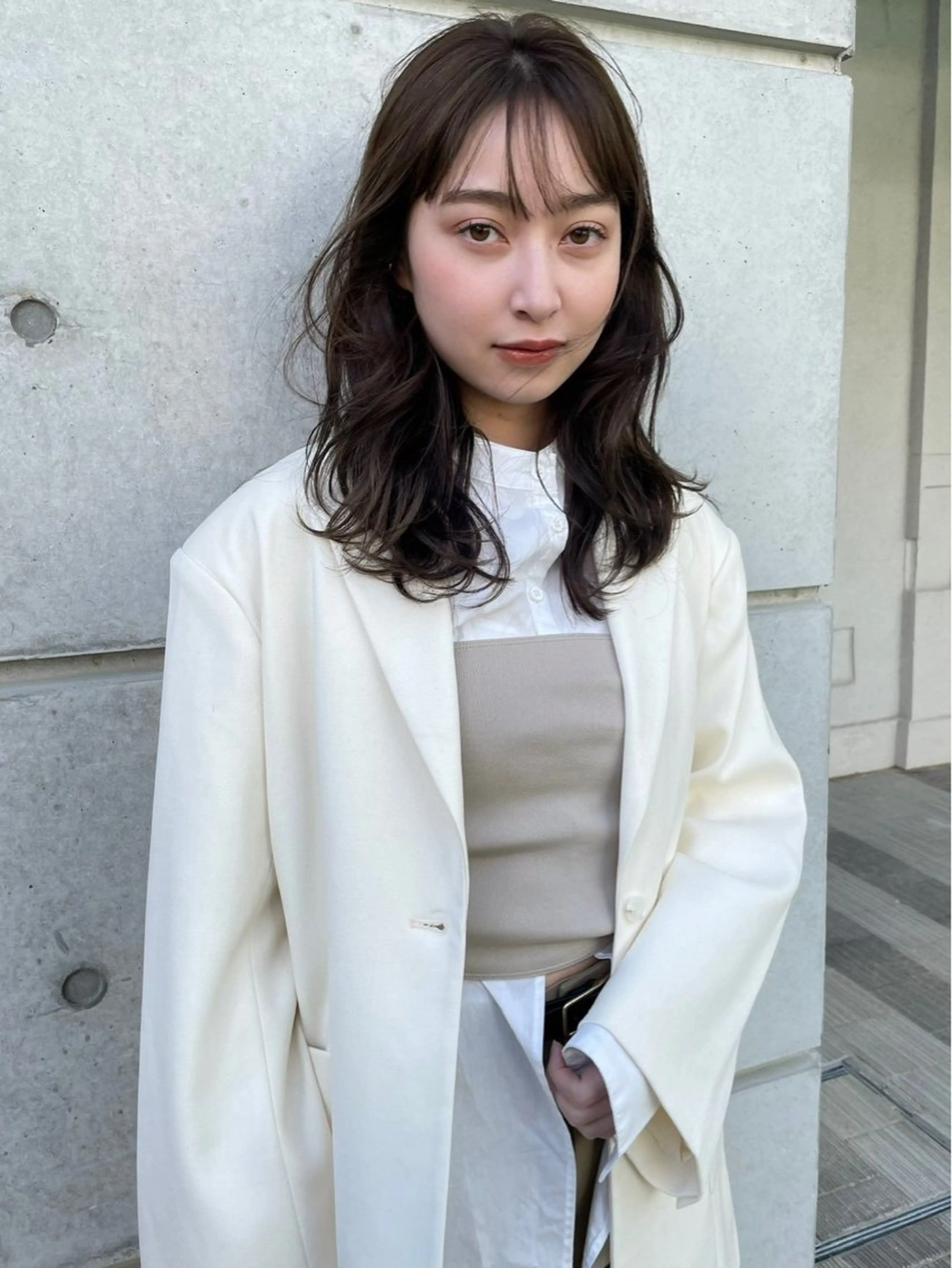 カラー miku/天神 艶カラーのヘアスタイル