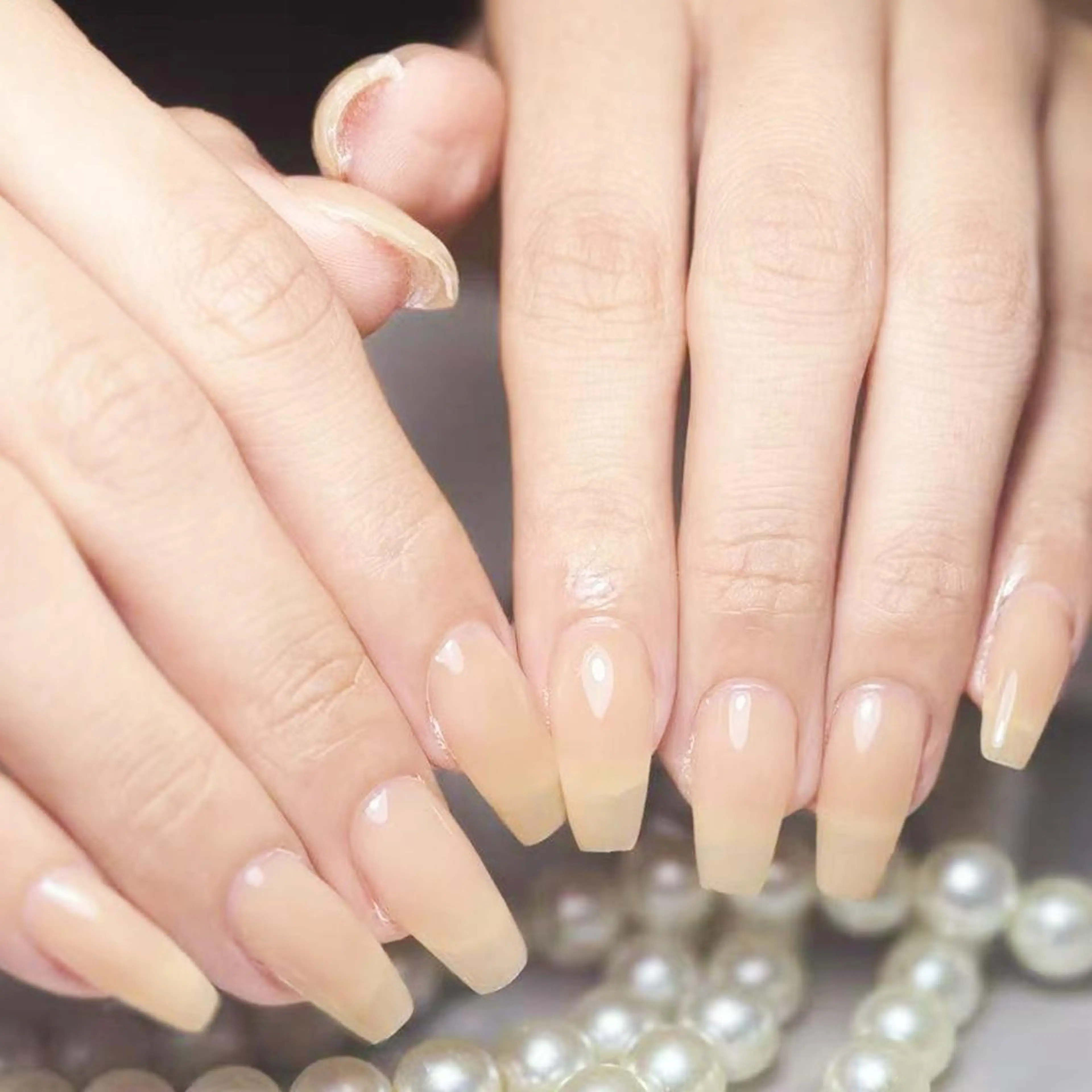 ネイル アートネイル オーロラネイル ガーリー キラキラネイル 韓国ネイル ハンドネイル Diamond NAIL💝のネイルデザイン