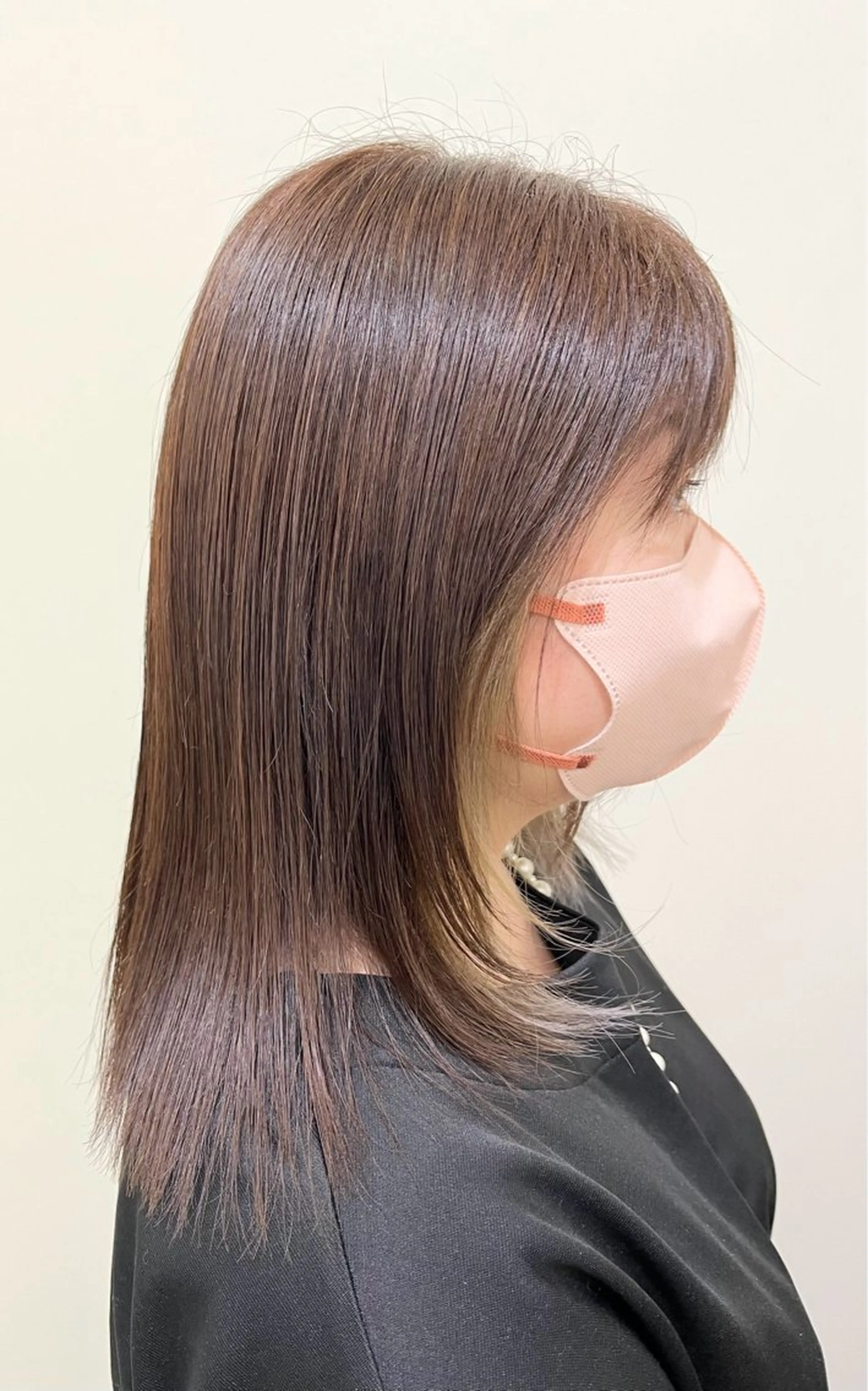 ミディアム 狩野 歩のヘアスタイル