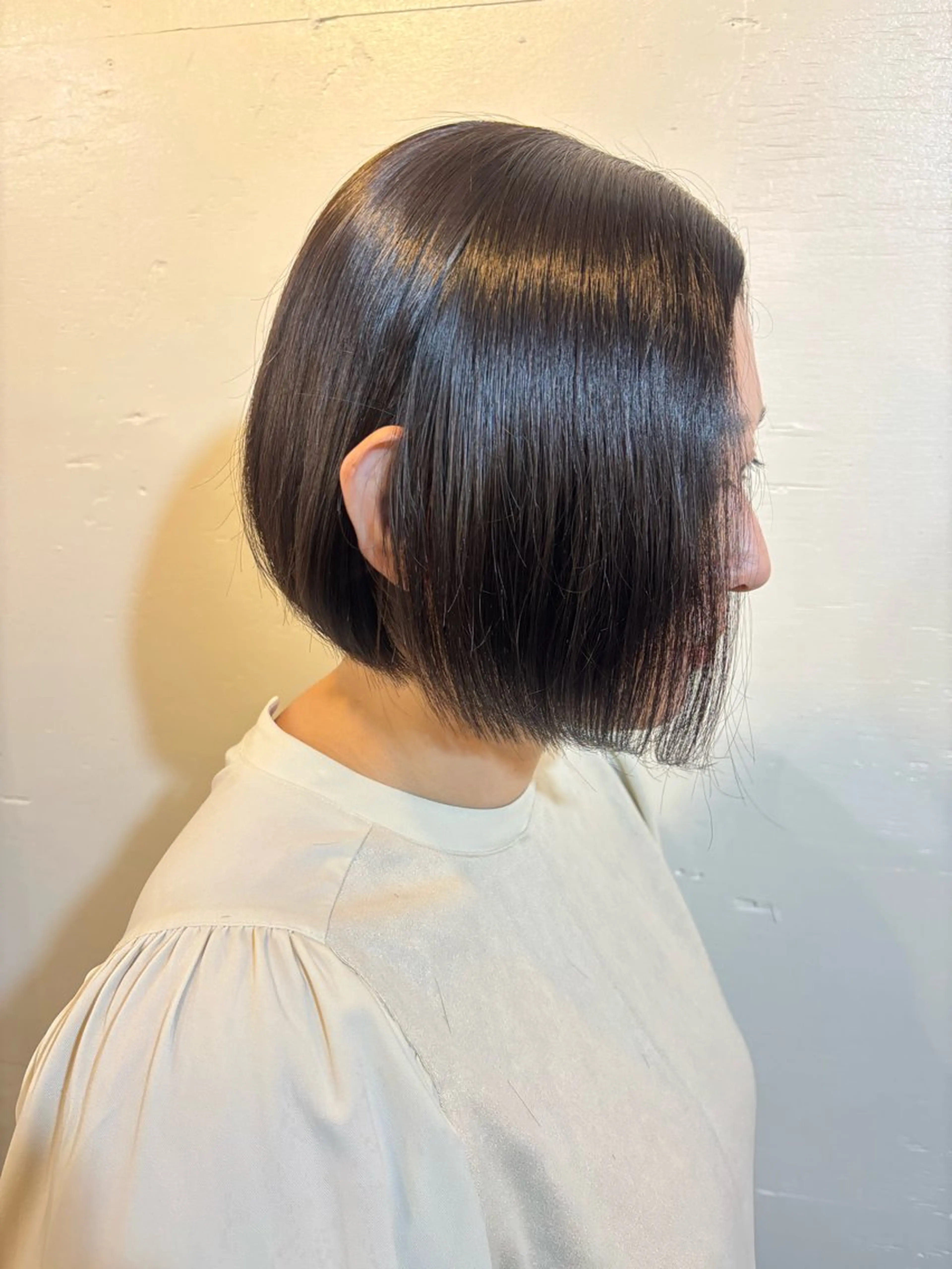 ショート カット 縮毛矯正 トリートメント 長瀬祐貴 Re N/青物横丁のヘアスタイル