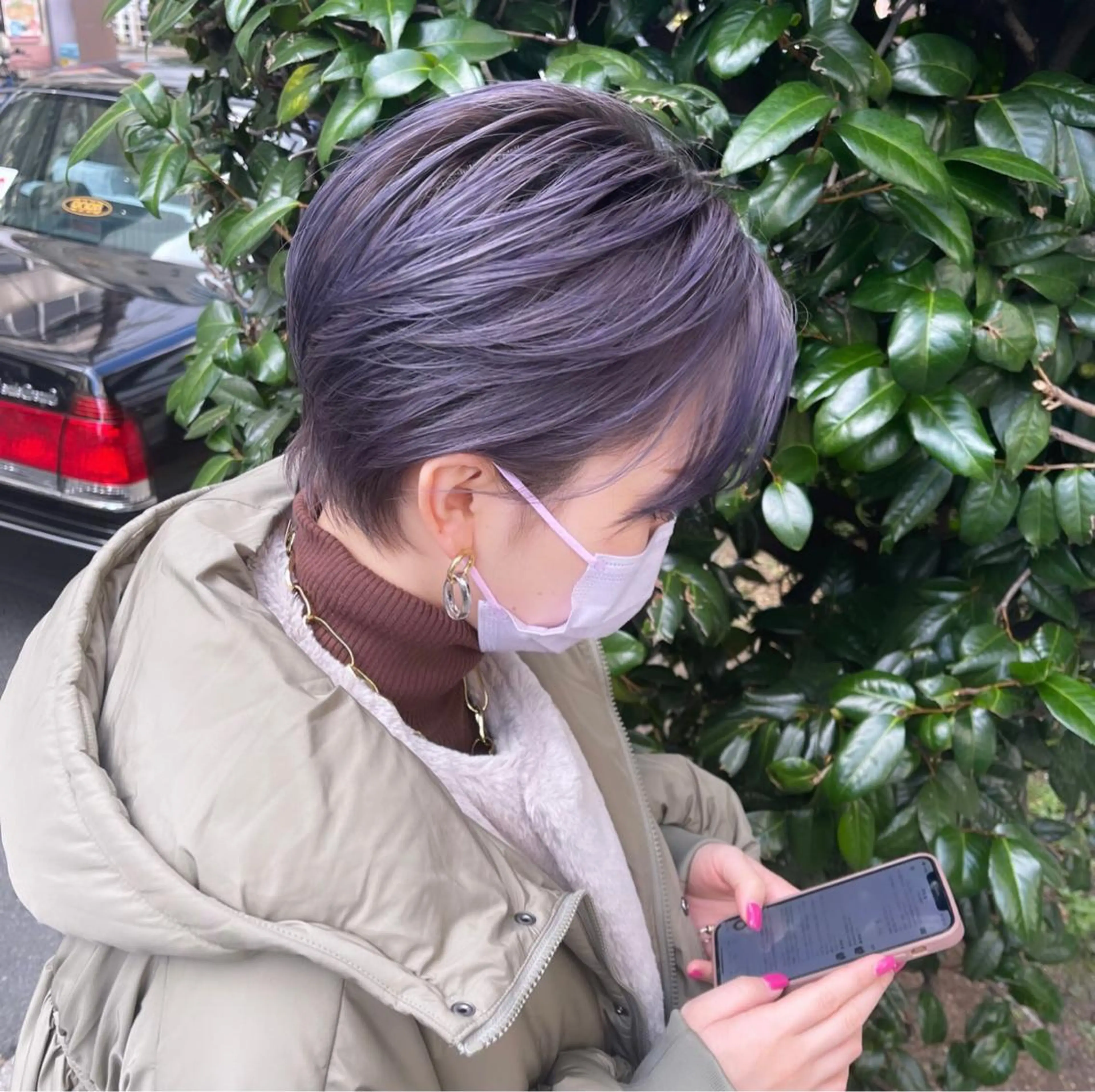 ショート カラー アディクシーカラー ブリーチ ブロンド ケアブリーチ ダブルカラー カット ヘアカラー トリートメント ワンホンヘア ケラチン/Kaitoのヘアスタイル