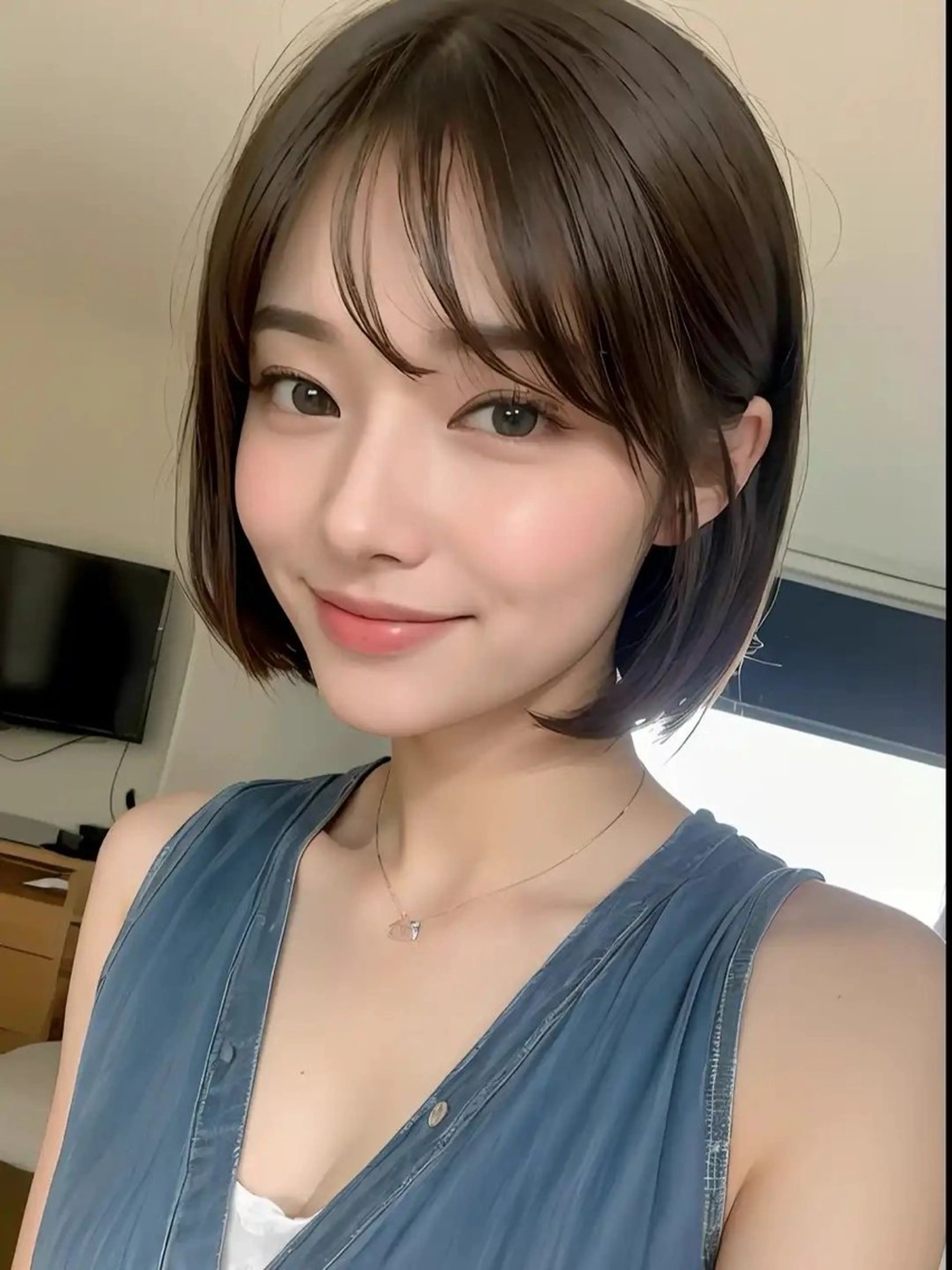 ショート カラー 池袋/似合わせ/縮毛 髪質改善【ugen】のヘアスタイル