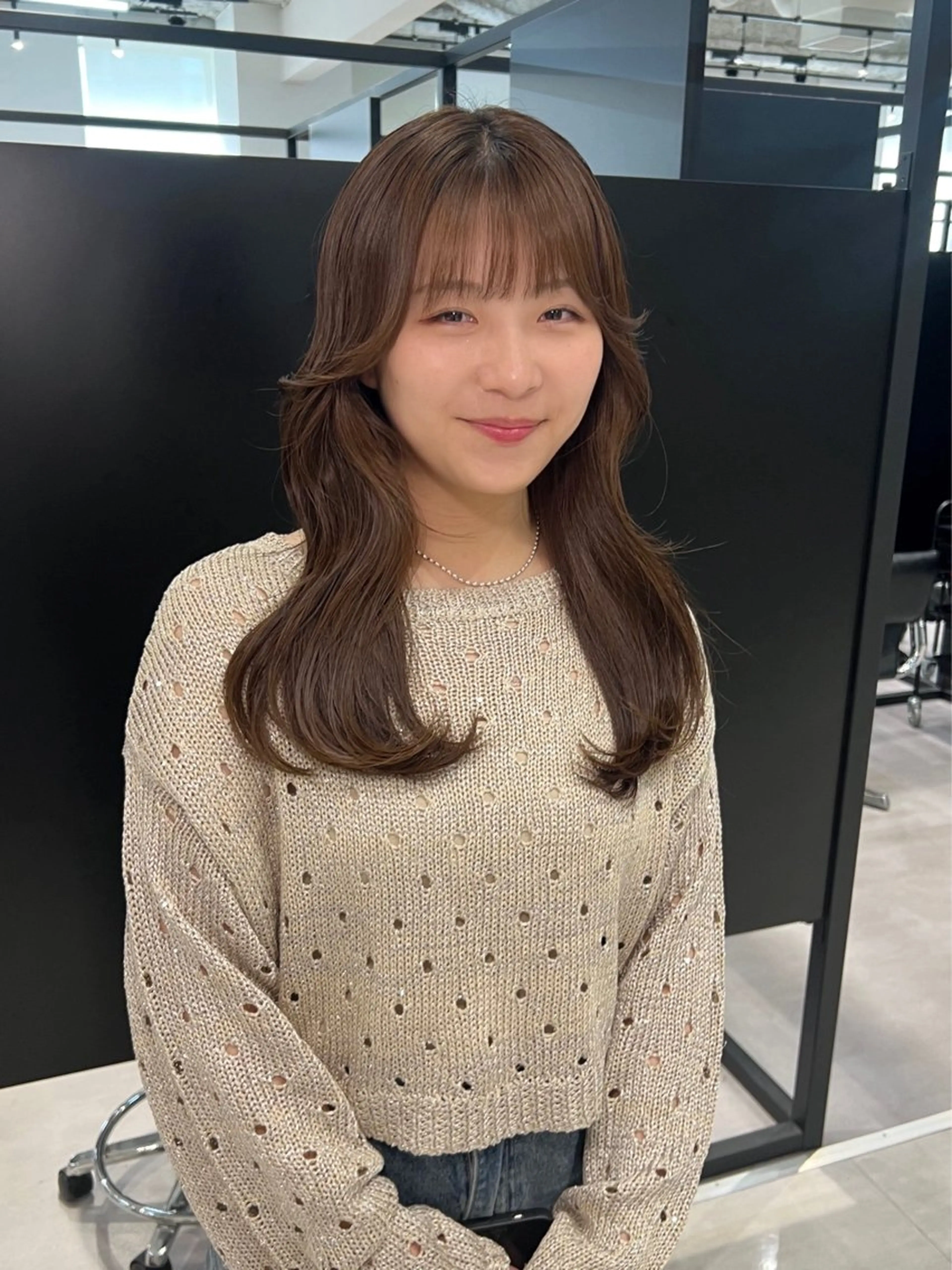 ロング カラー カット ヘアカラー トリートメント kimika🥑 メンズ/髪質改善のヘアスタイル