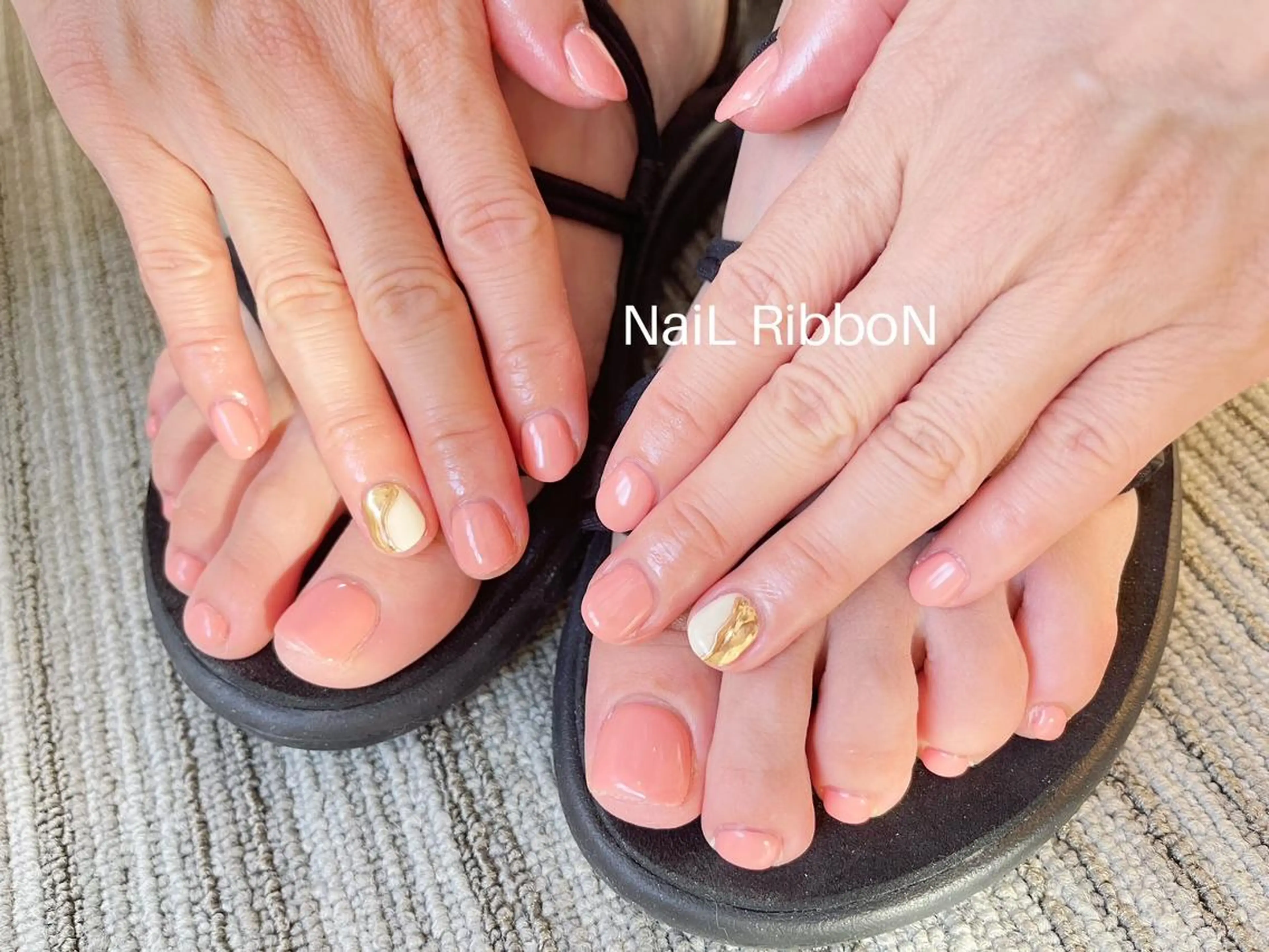 ネイル ネイルリボン 石田のネイルデザイン