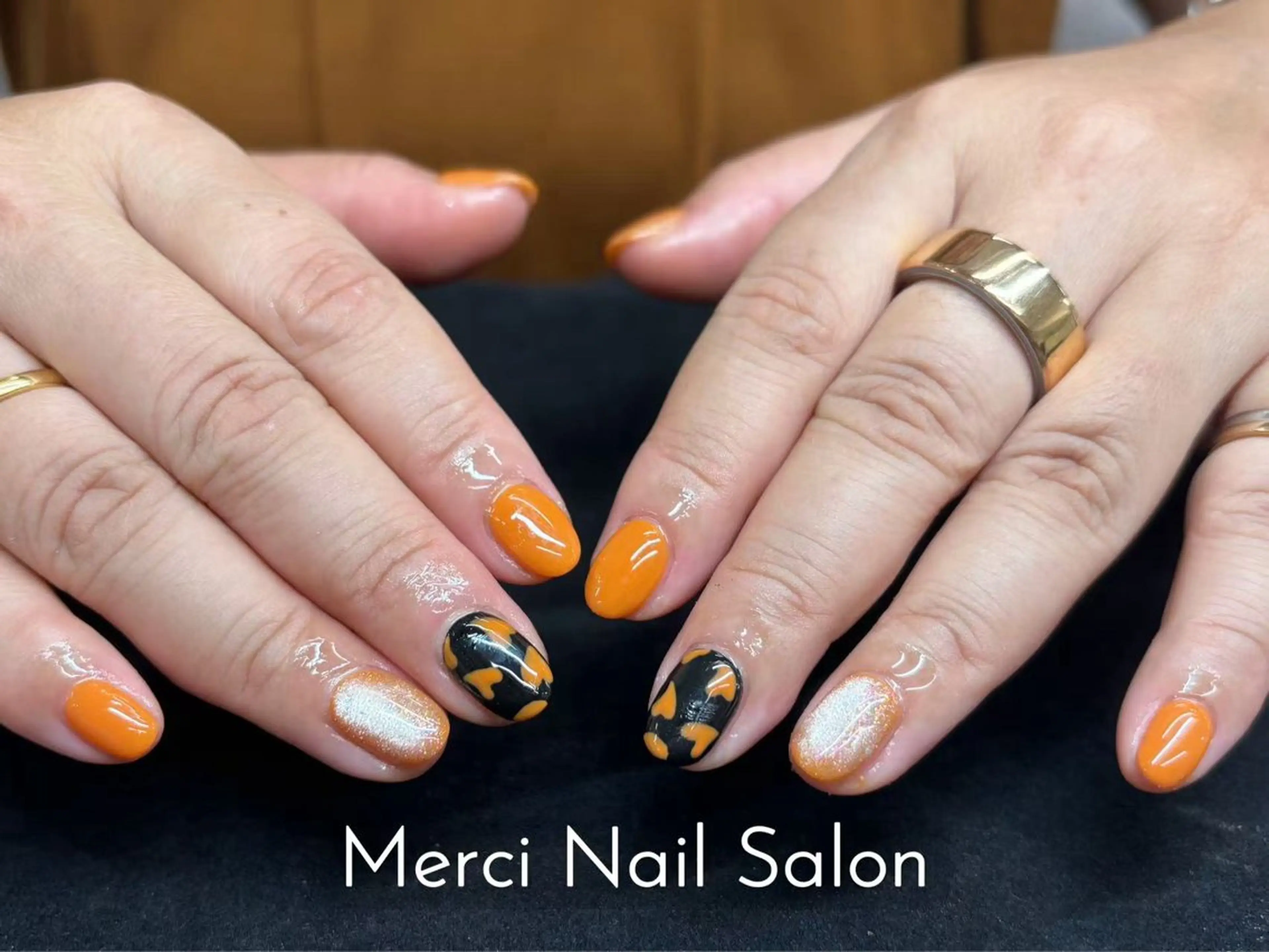 ネイル アートネイル フットネイル ジェルネイル ハロウィン 氷ネイル・うるうるネイル Merci Nail Salon所属・Merci ネイルサロンのネイルデザイン