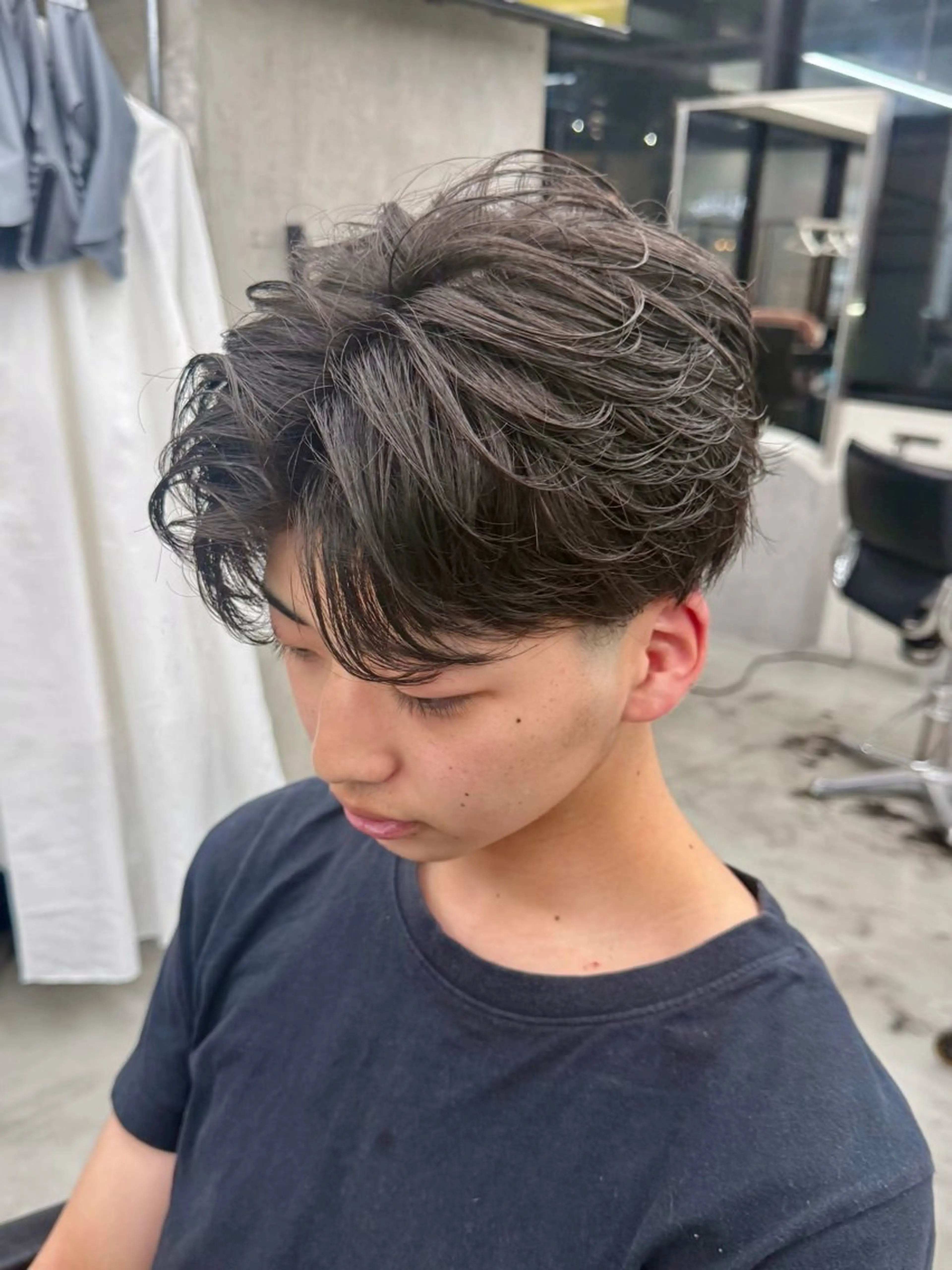 ミディアム わたる /カットモデル募集のヘアスタイル