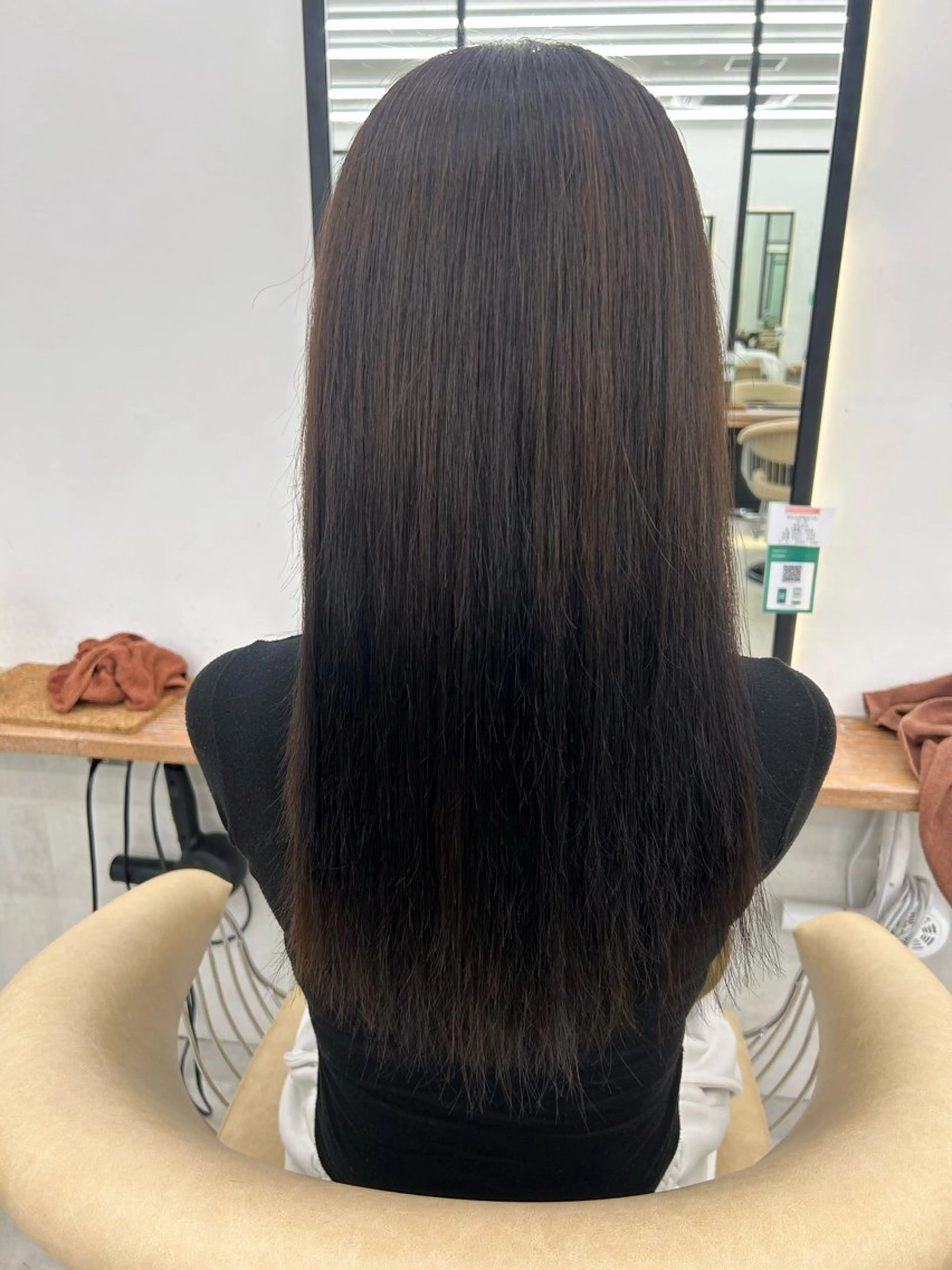 セミロング ボブ/縮毛矯正/艶髪 /さのまなみのヘアスタイル