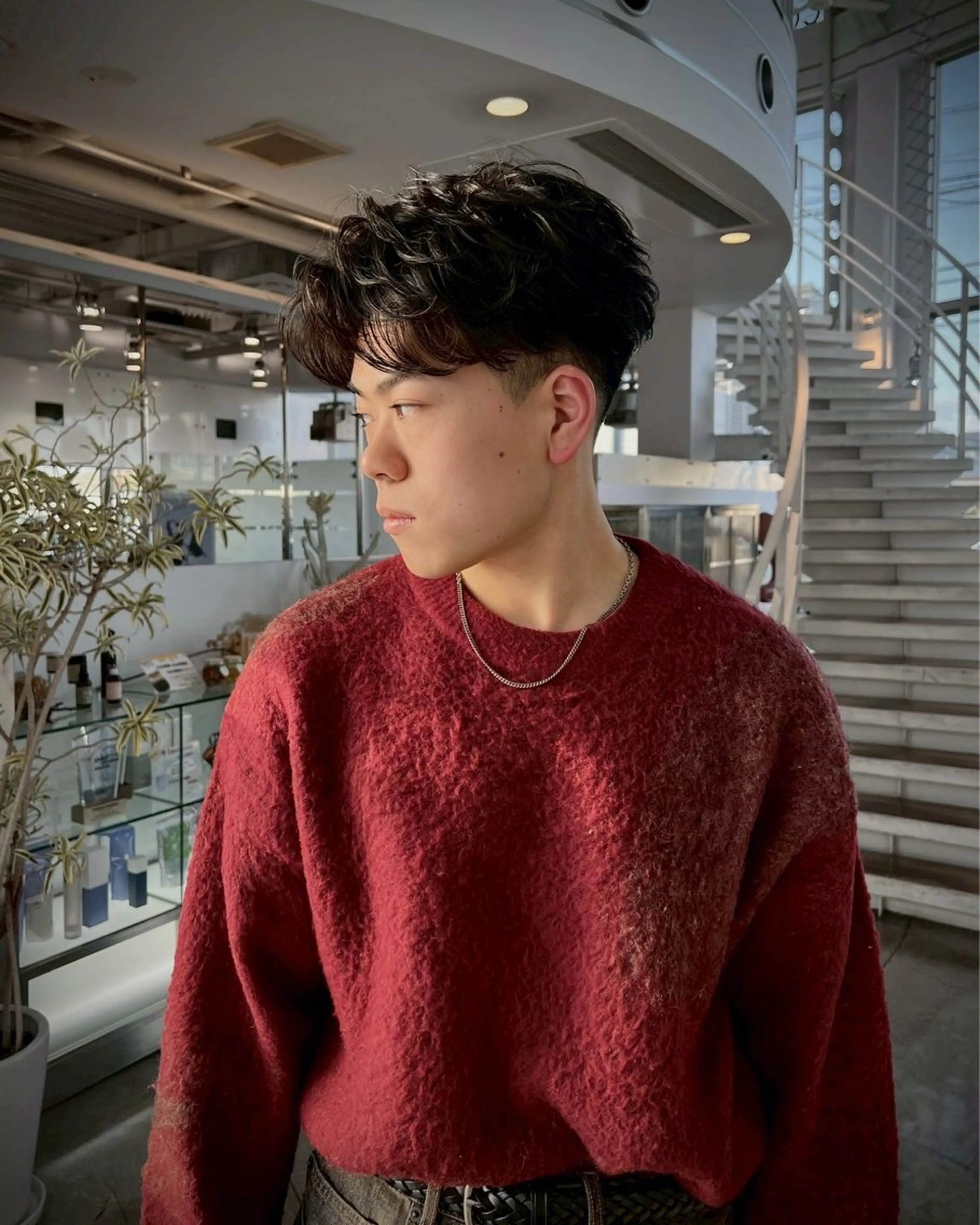 【男性限定】カット+パーマ+眉カット・イメチェンセットメニュー！の写真