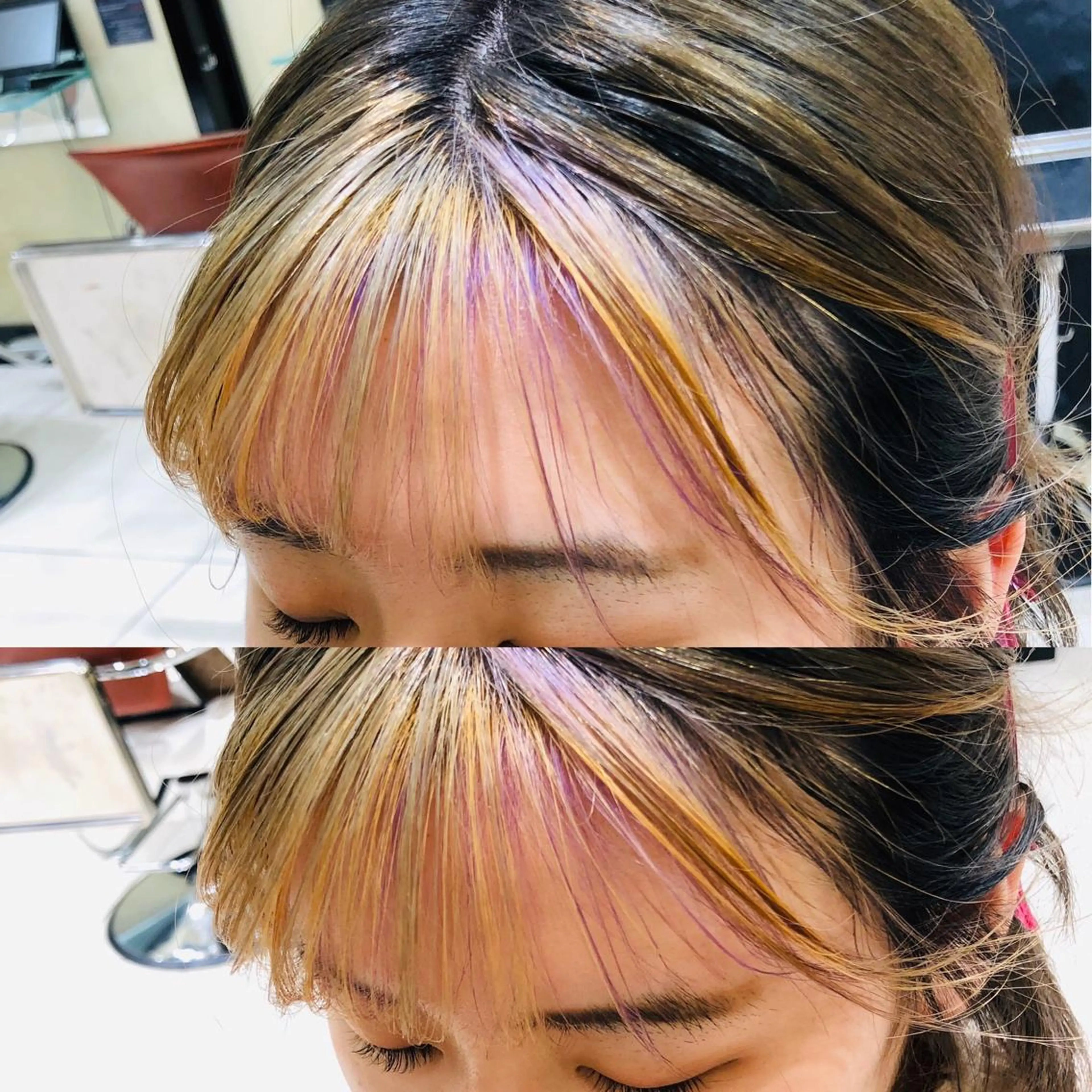 ミディアム Y Uのヘアスタイル