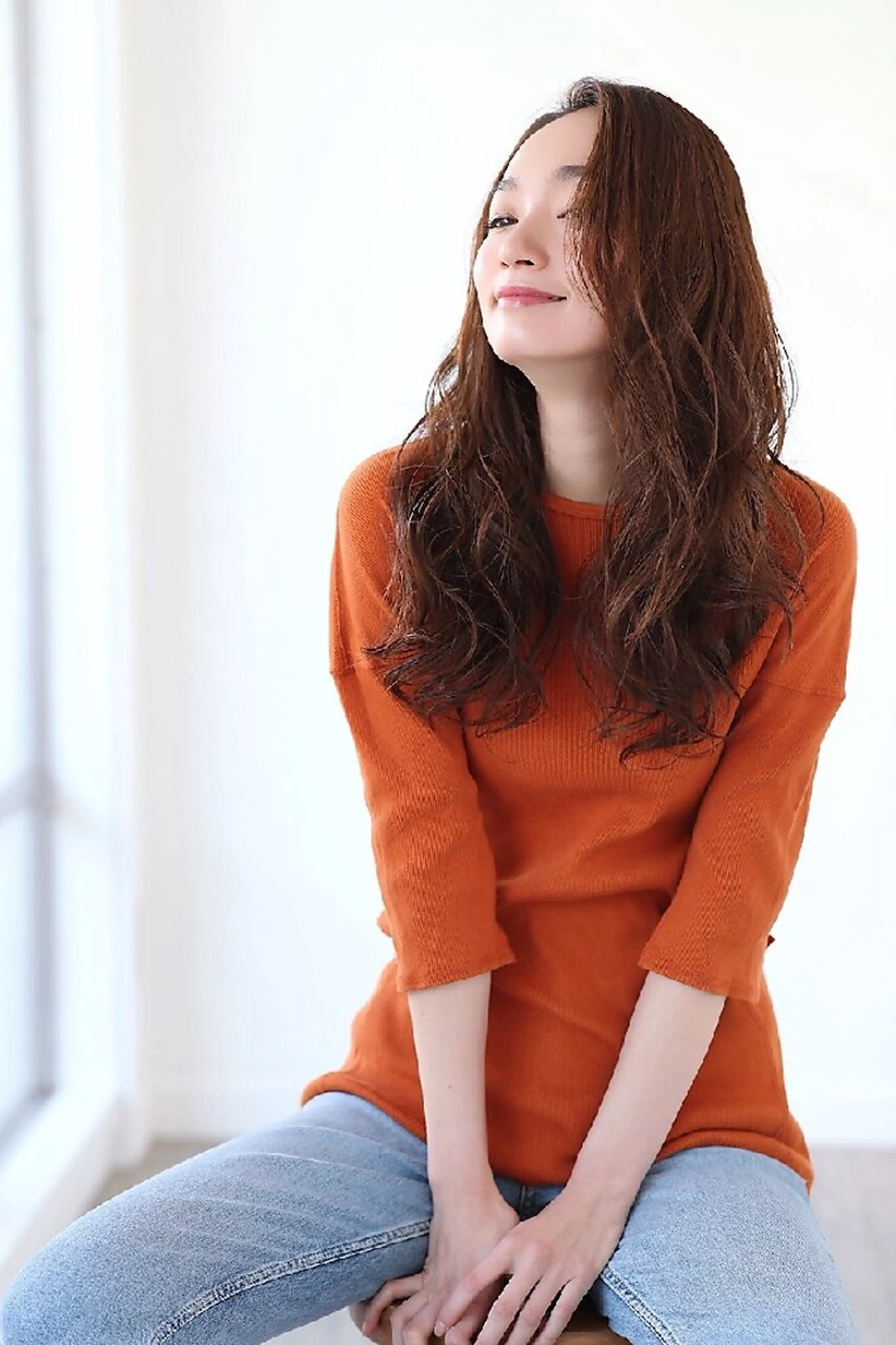 ロング カラー パーマ レイヤーカット ロング 小顔カット カット ヘアカラー トリートメント 自由が丘×似合わせ ディレクター枦山大将のヘアスタイル