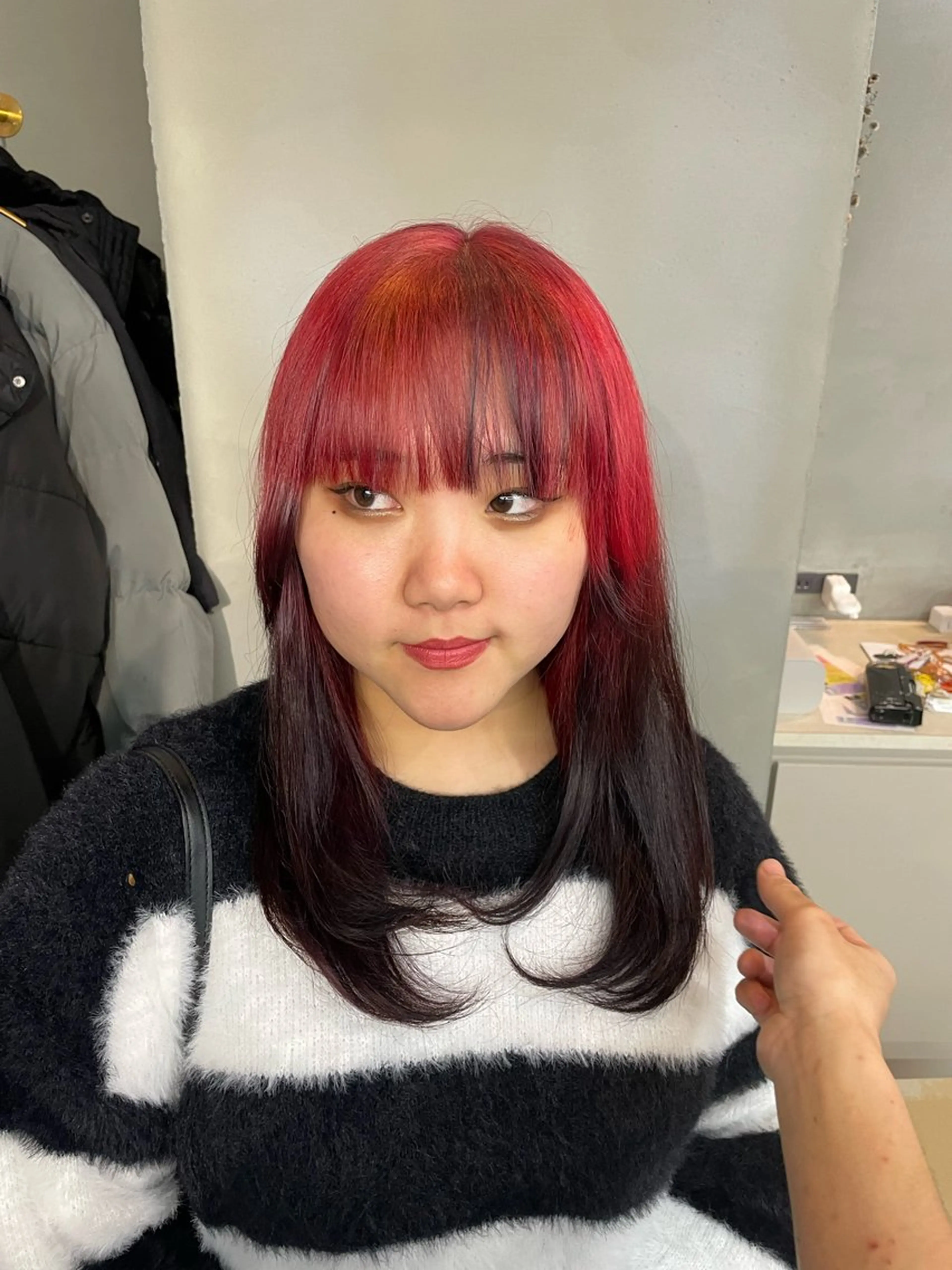 セミロング ヘアカラー トリートメント qulim所属・qulim【クリム】 /ハイトーン/海音のヘアスタイル