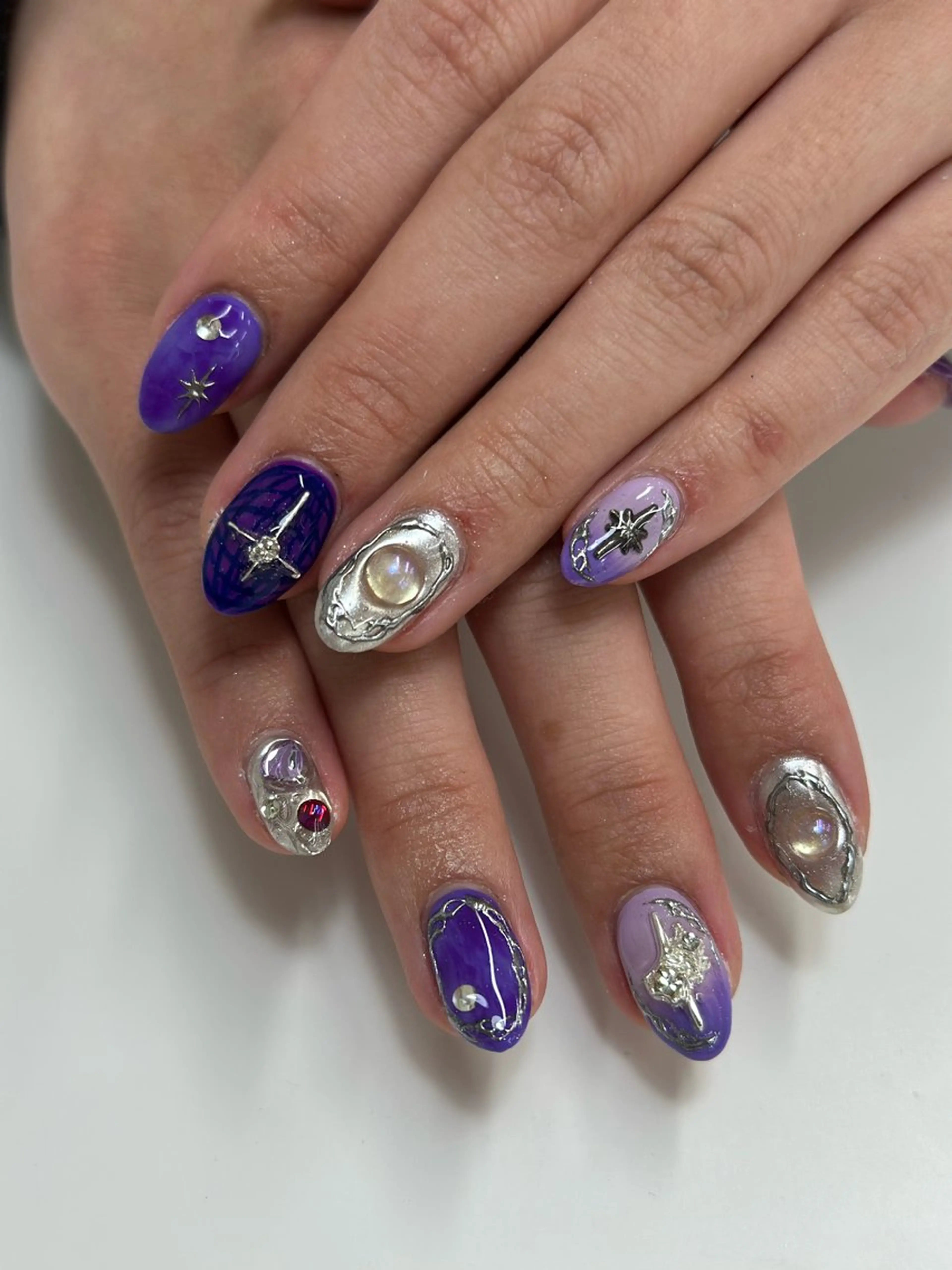 ネイル ハンドネイル 上原 悠紀のネイルデザイン