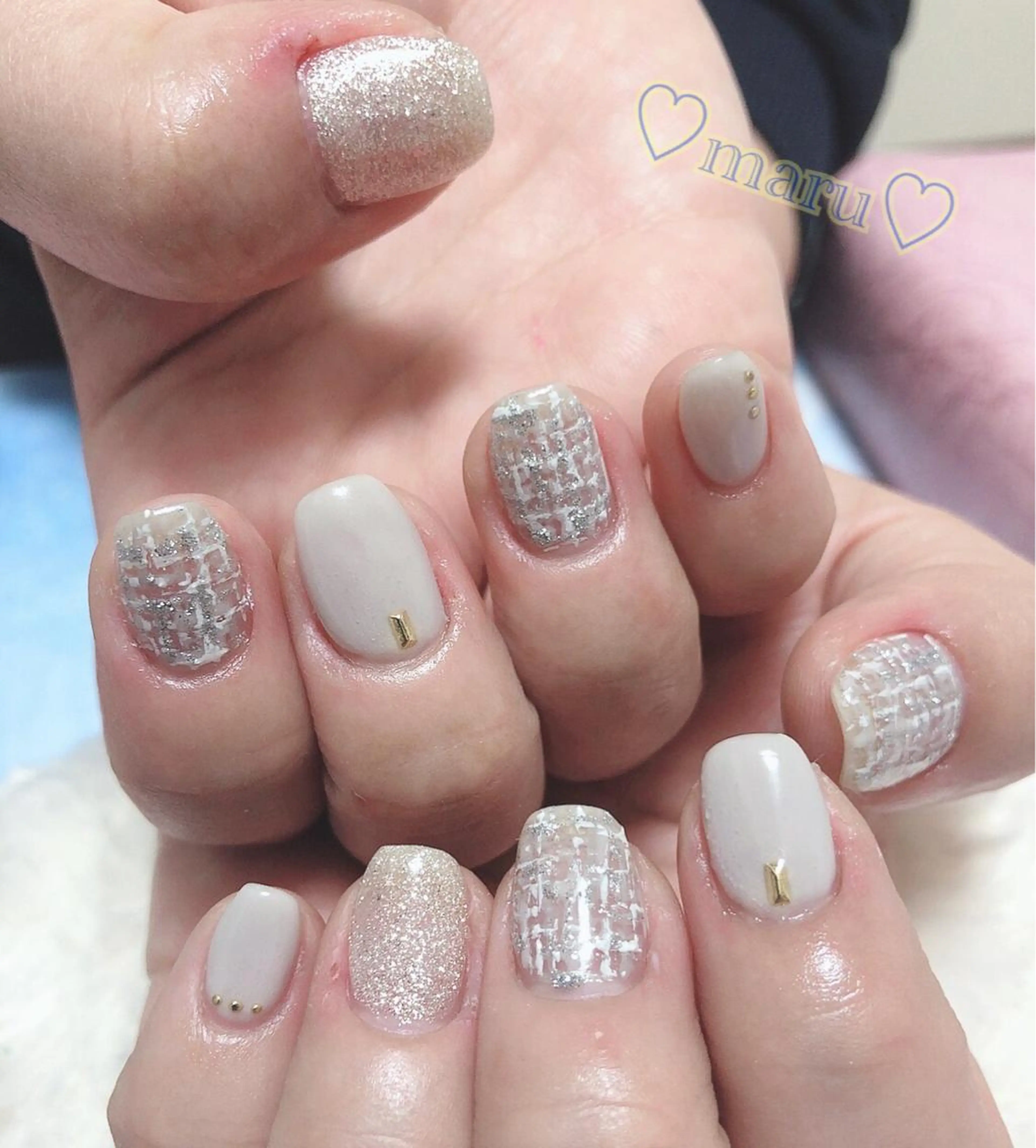 ネイル ハンドネイル フットネイル まるみ ♡のネイルデザイン