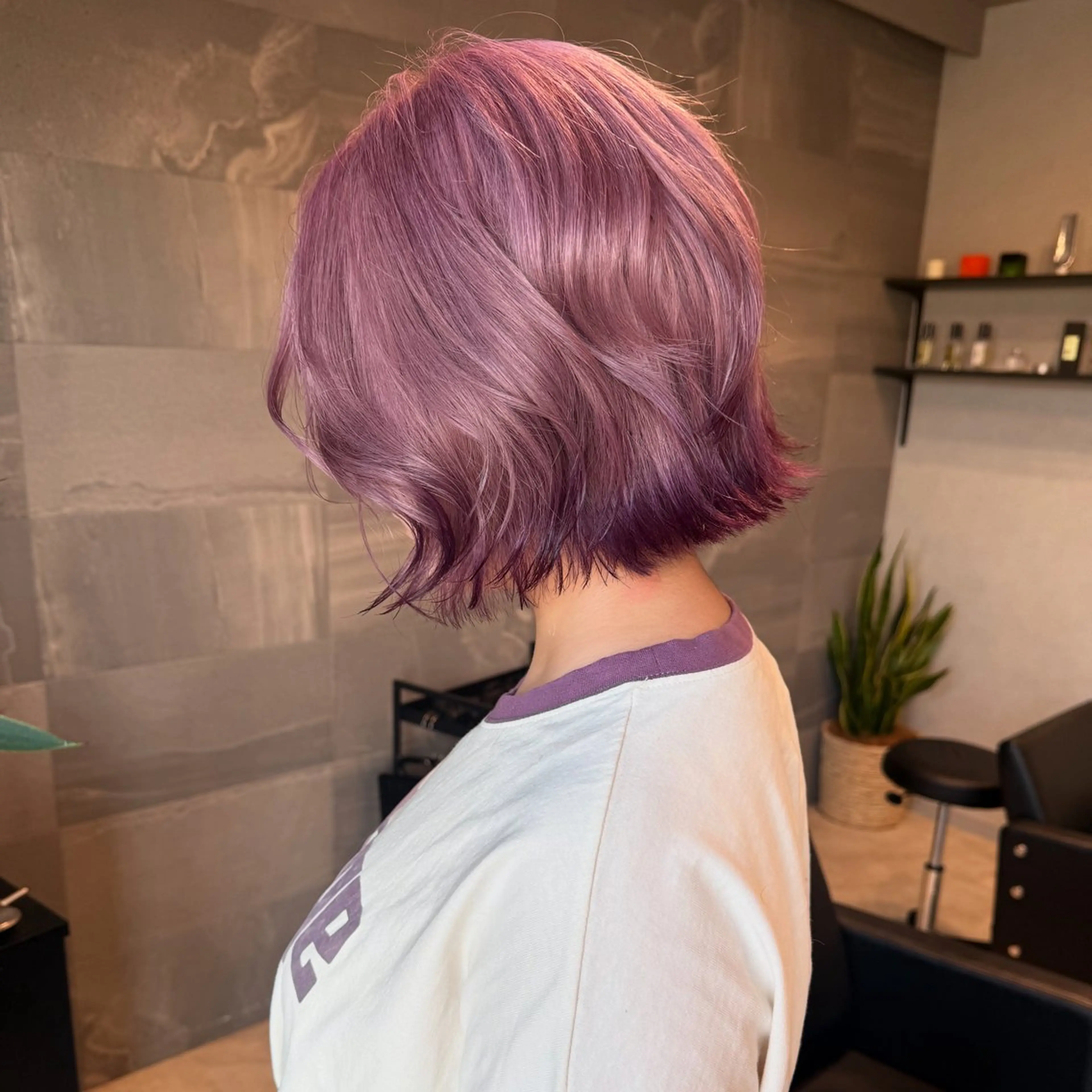 ショート カラー ヘアカラー 透明カラー/レイヤー misaki °＊のヘアスタイル