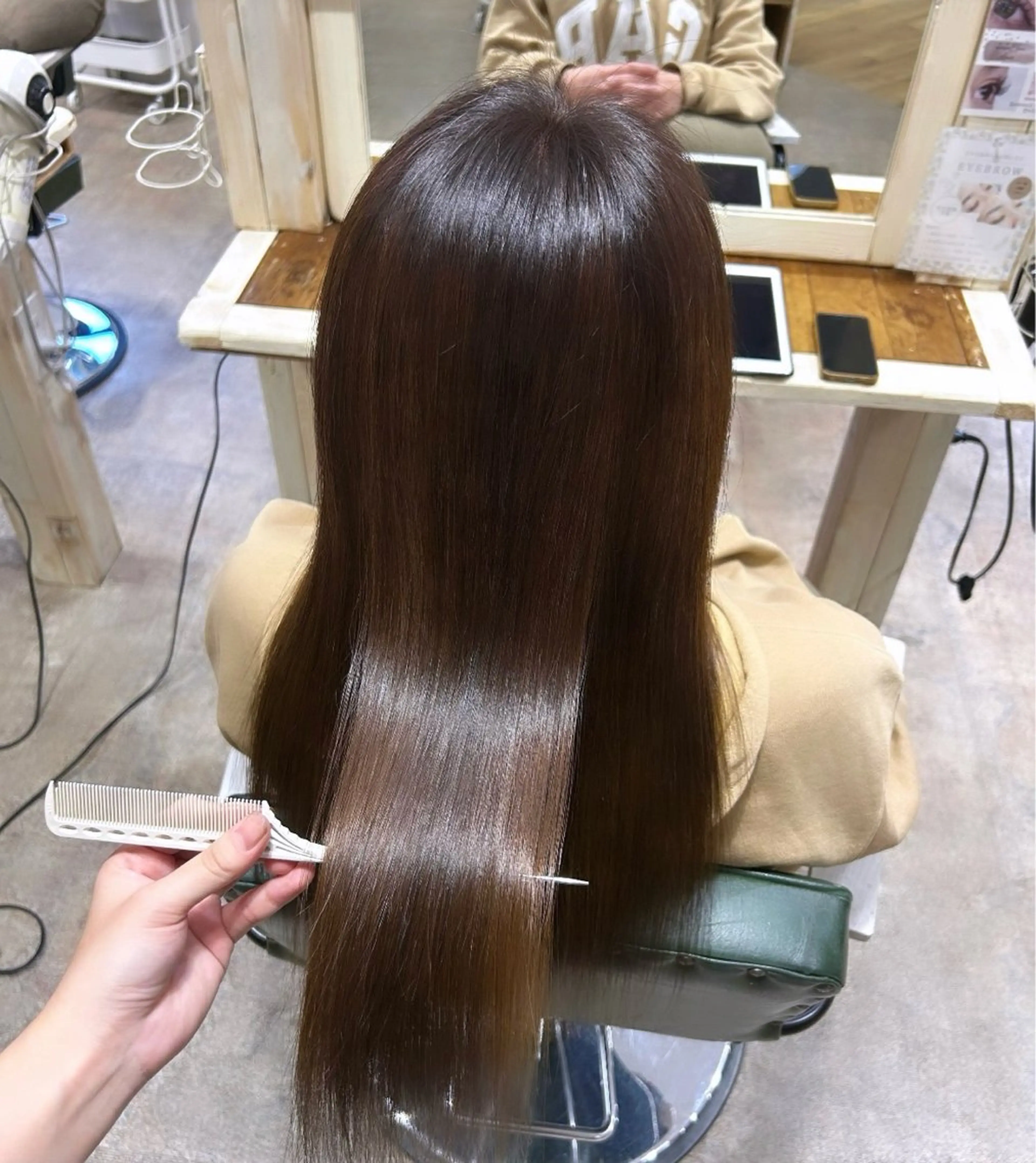 カラー 🎀chacha blanc佐藤🎀のヘアスタイル