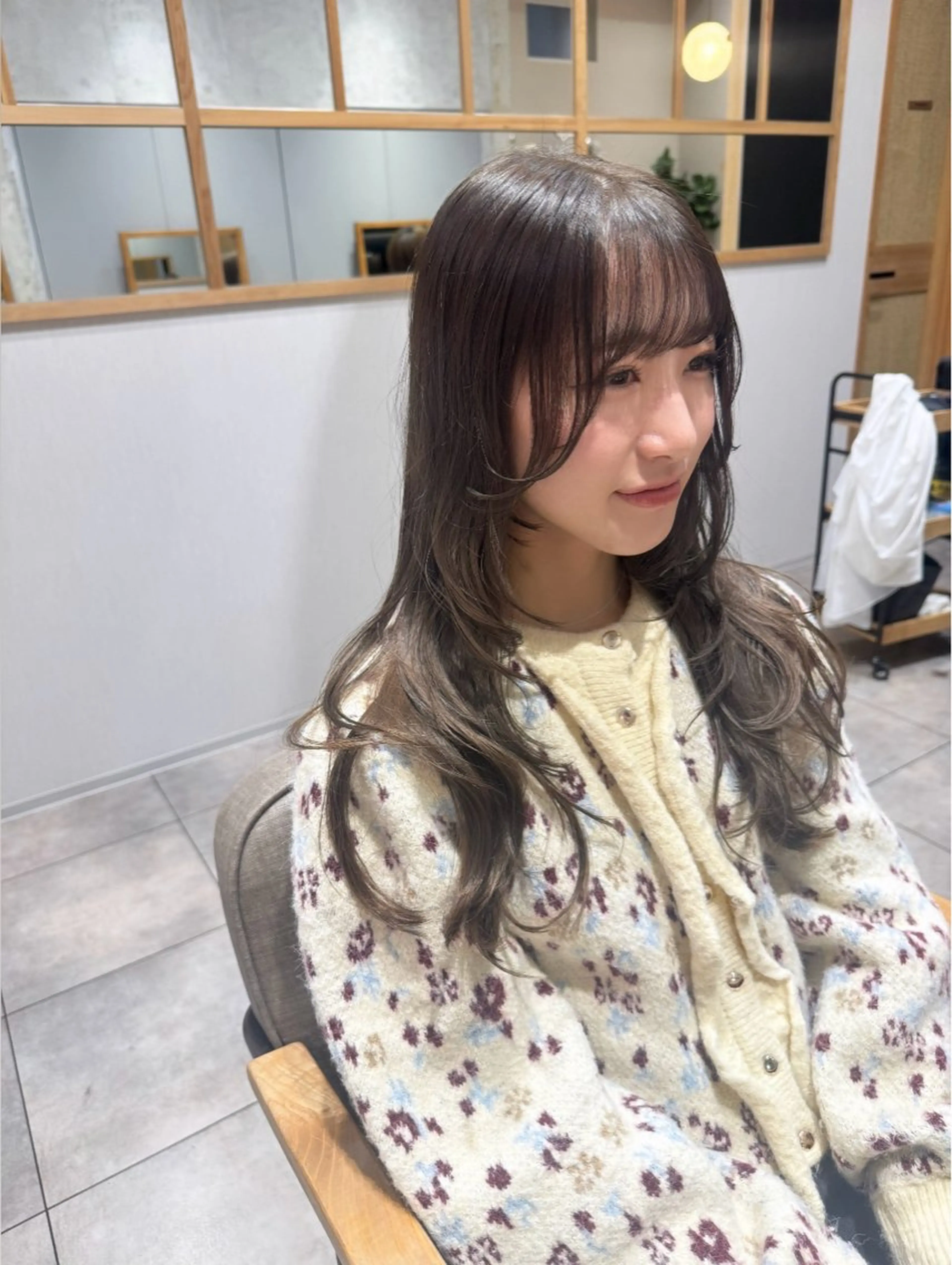 ロング カラー ヘアアレンジ ANBRERA　中目黒所属・mina matsubaraのヘアスタイル
