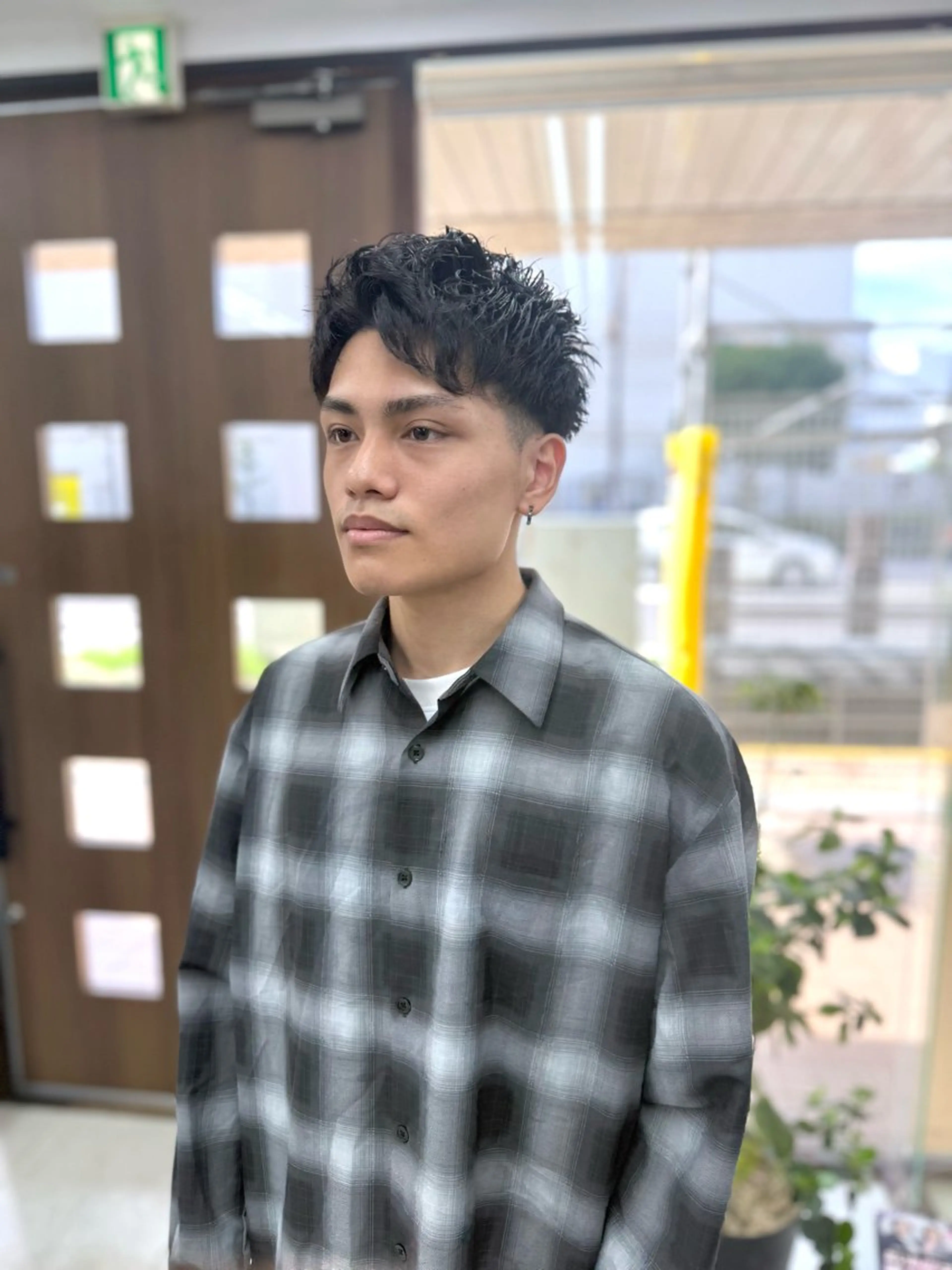 ショート パーマ メンズ カット パーマ 湘南メンズパーマ / タカシマダイスケのヘアスタイル