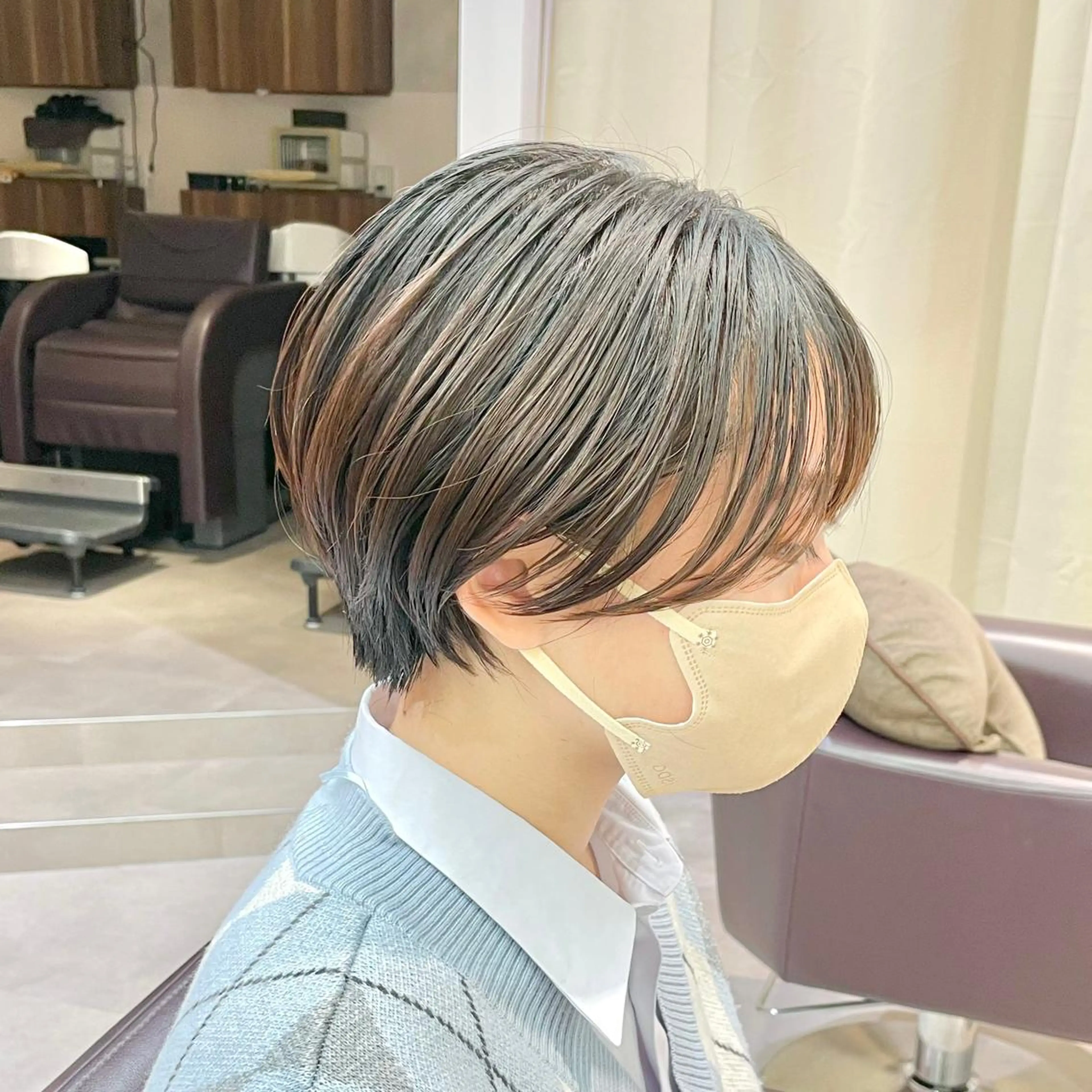 ショート カラー カット トリートメント ショート/ボブ 🌟齋藤ほのかのヘアスタイル