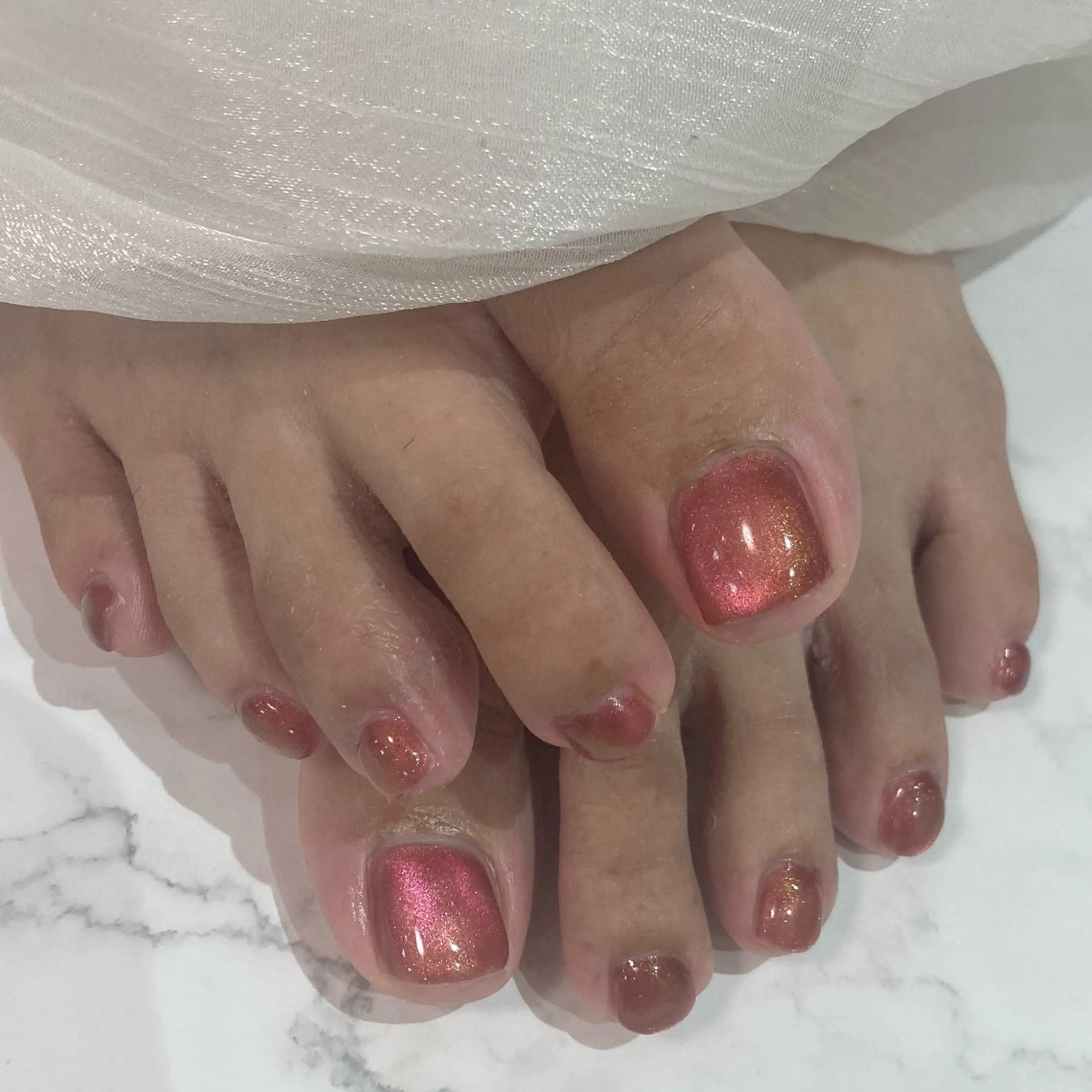 ショート フットネイル lalaroom. nailsalon航空公園店所属・lala room.のネイルデザイン