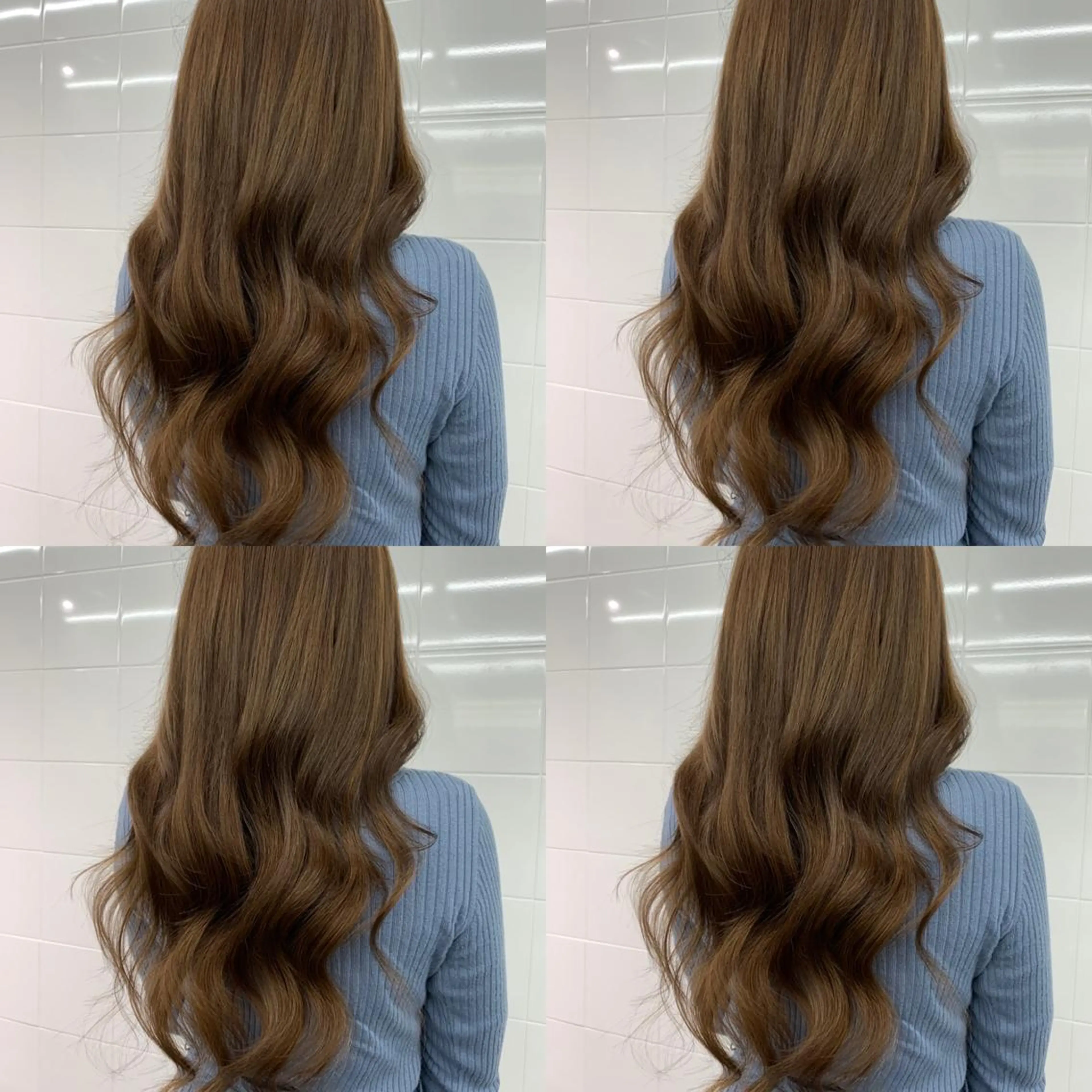 ロング ヘアカラー エクステ プルエクステ 🖤MIYUのヘアスタイル